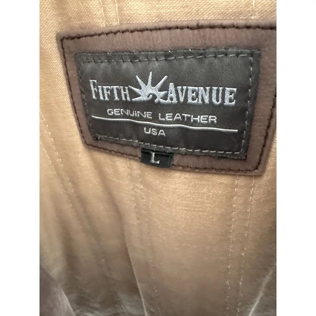 Other Saks Fifth Avenue Genuine Leather Bomber Jacket Shearling Size US L / EU 52-54 / 3 - 6 Thumbnail