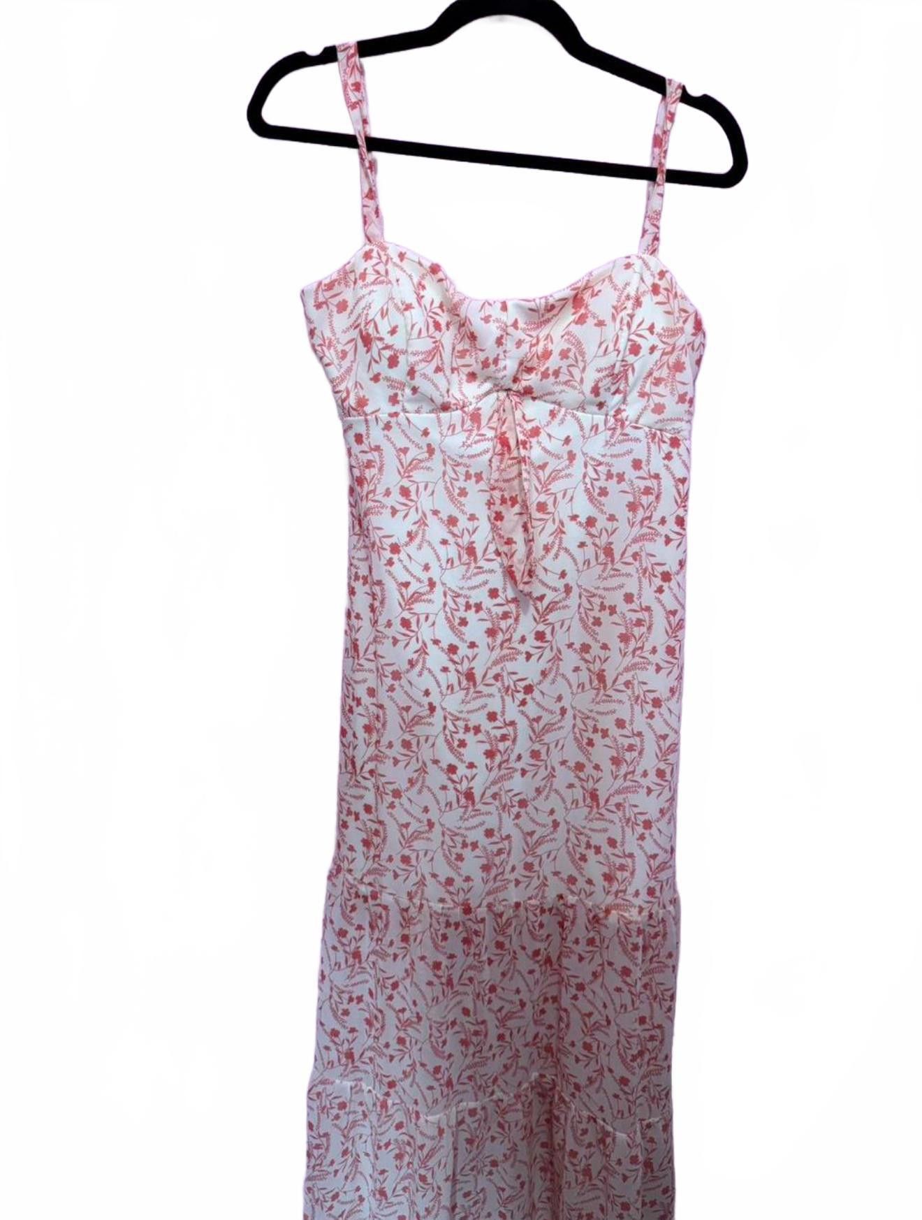 Designer Floral Summer Maxi Dress with Spaghetti Straps Size S / US 4 / IT 40 - 1 Thumbnail