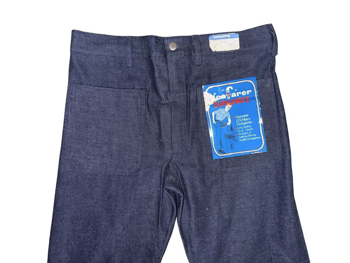 Vintage Vintage 70s US Navy Seafarer Bell Bottom Denim Pants USA 31 Size US 31 - 3 Thumbnail