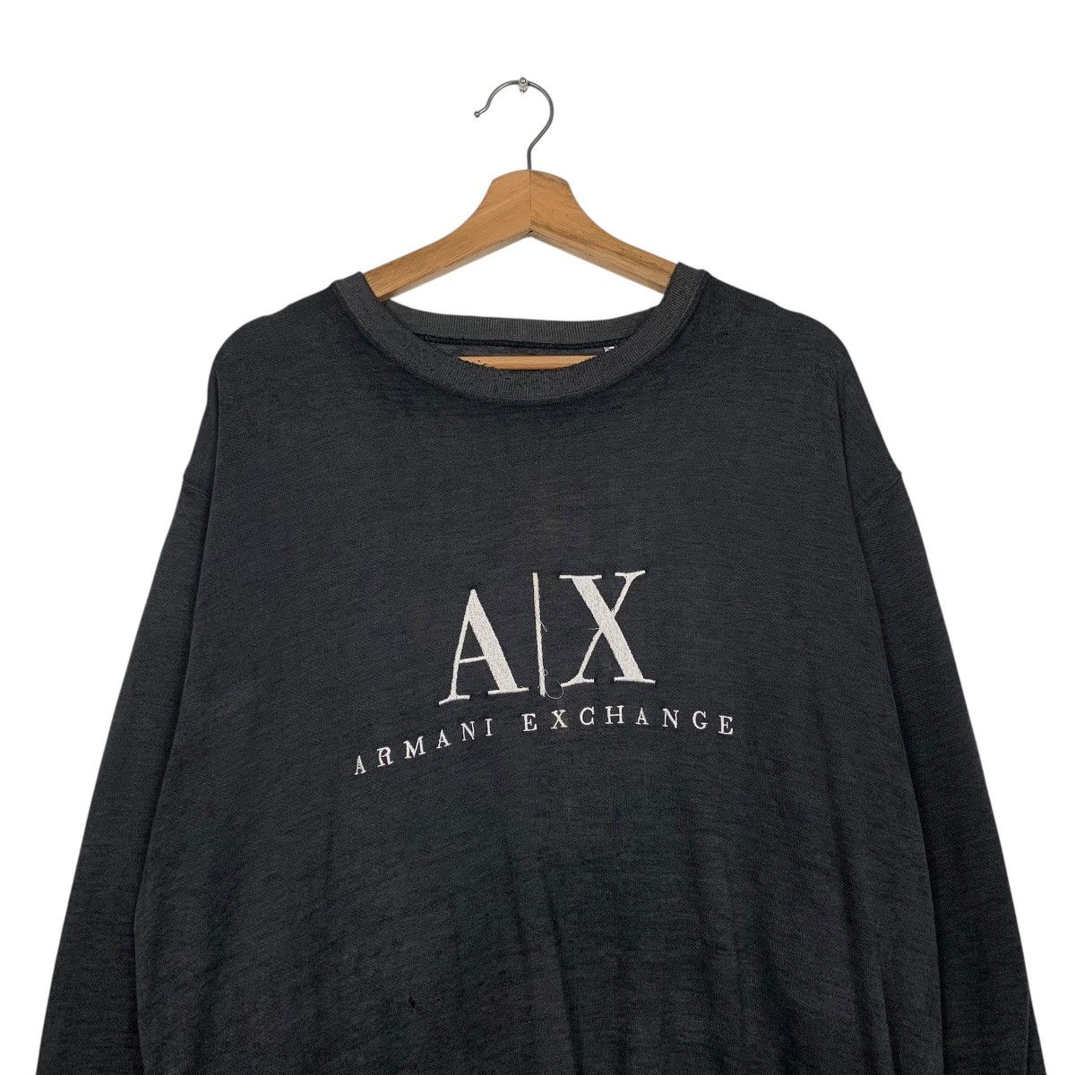 Armani Exchange Armani Exchange Embroidery Crewneck Sweatshirt Size US M / EU 48-50 / 2 - 2 Thumbnail