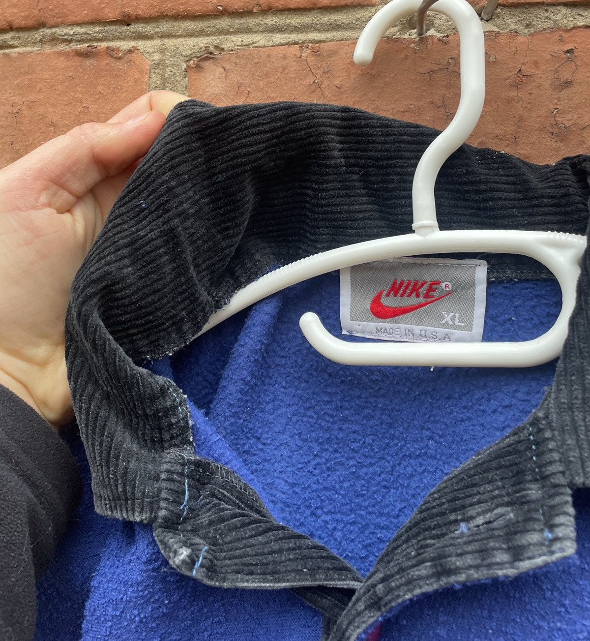 Nike × Vintage Vintage Nike Sport Fleece Big Logo Sweater / Pullover XL Size US XL / EU 56 / 4 - 5 Thumbnail