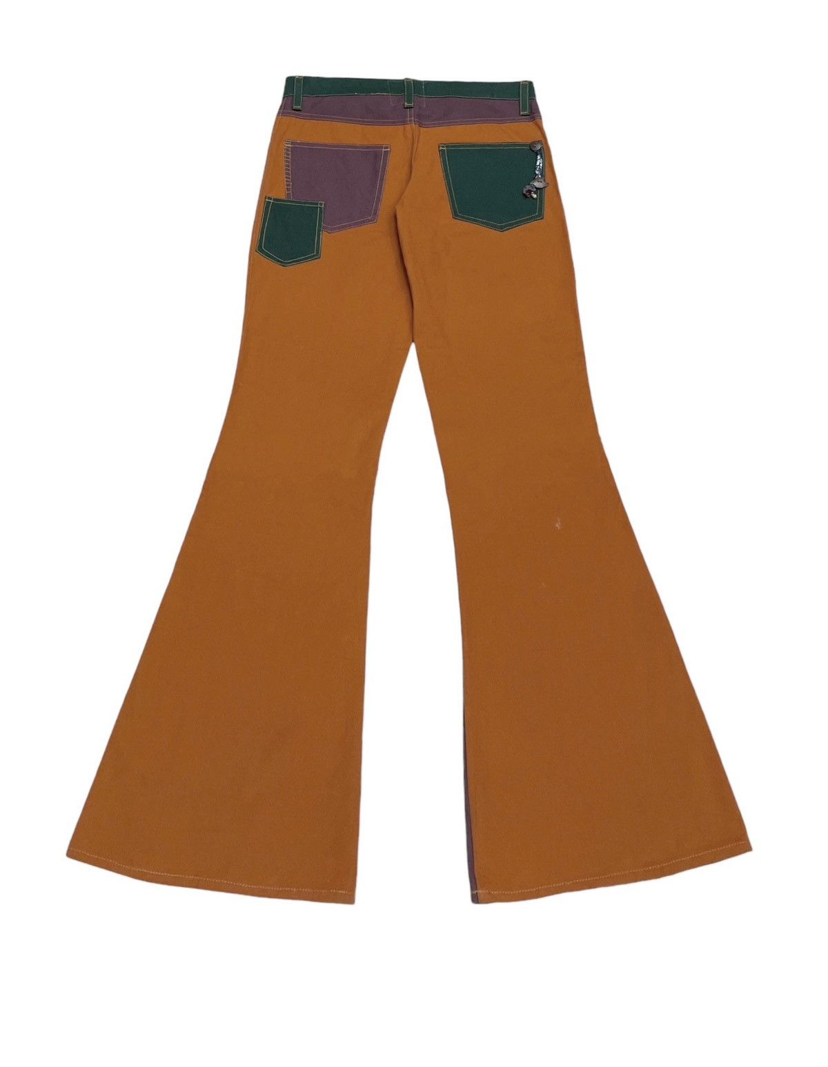 Japanese Brand × Le Grande Bleu (L.G.B.) Rare Vintage Japanese Brand Amina Super Flared Pants 2000s Size US 31 - 2 Thumbnail