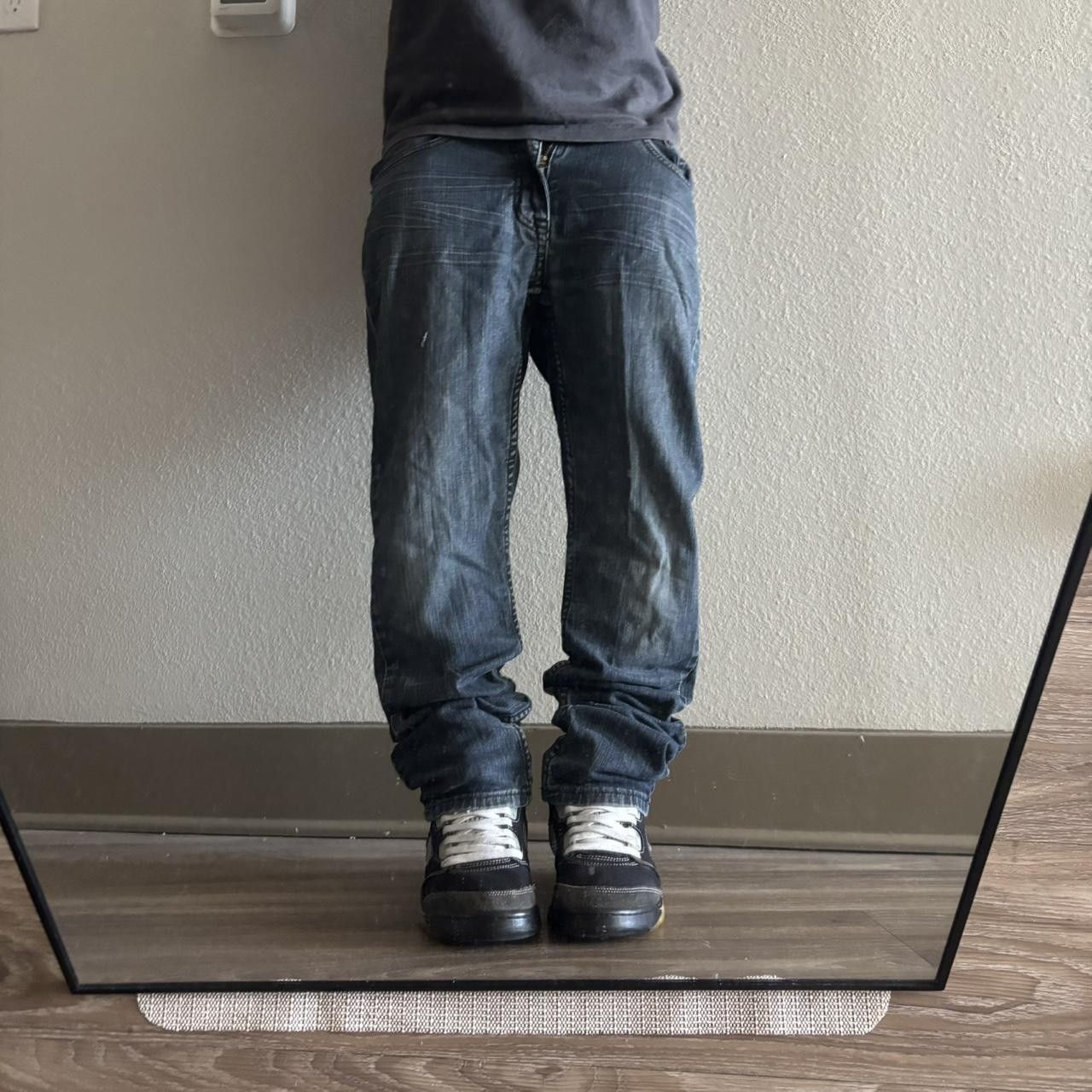 Vintage Crazy Vintage Y2K/2000s Grunge Dark Wash Skinny Denim Jeans! 30x32 Size US 30 / EU 46 - 1 Thumbnail