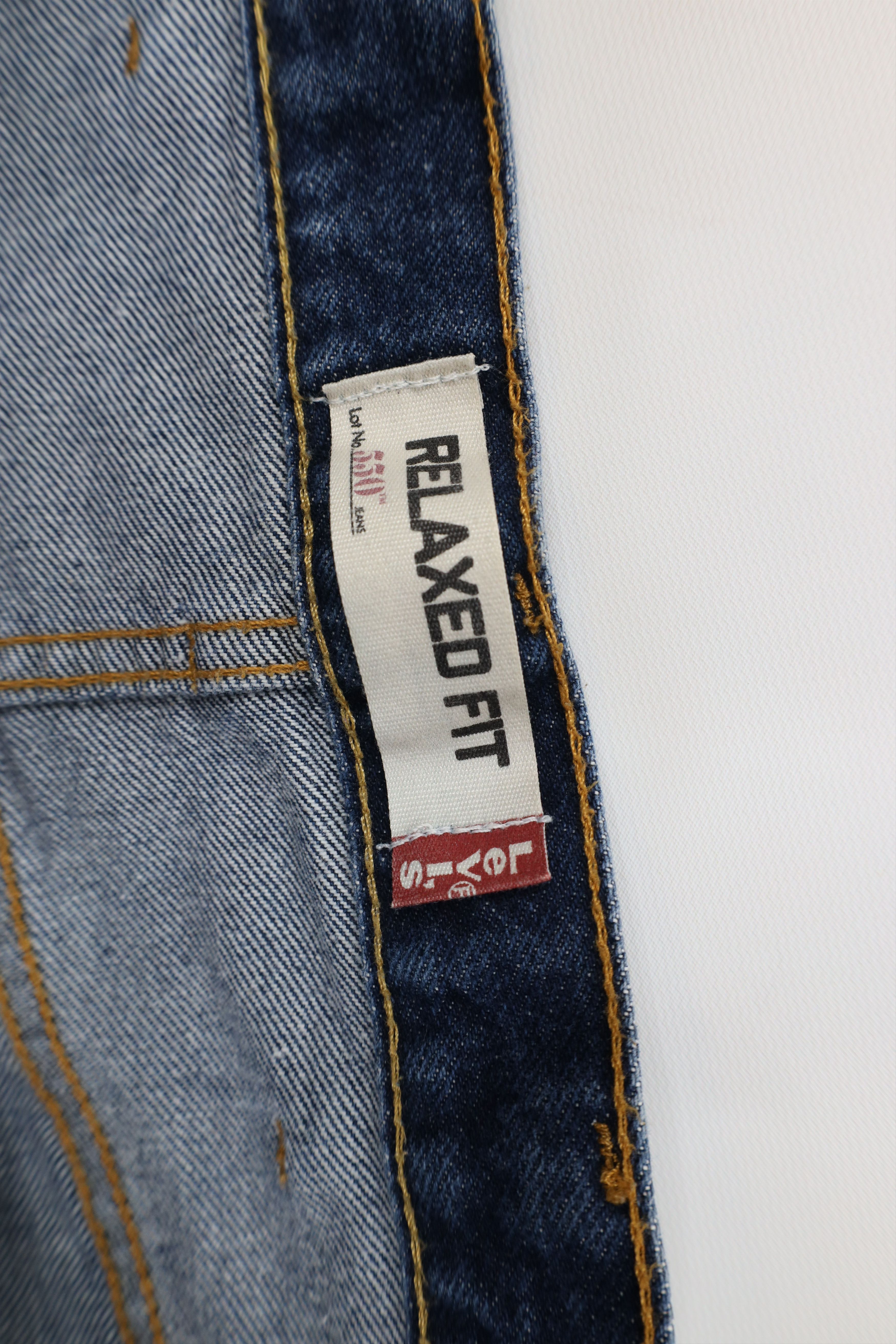 Levi's Vintage Y2K Levis 550 Relaxed Fit Denim Jeans Blue Cotton Size US 38 / EU 54 - 6 Thumbnail