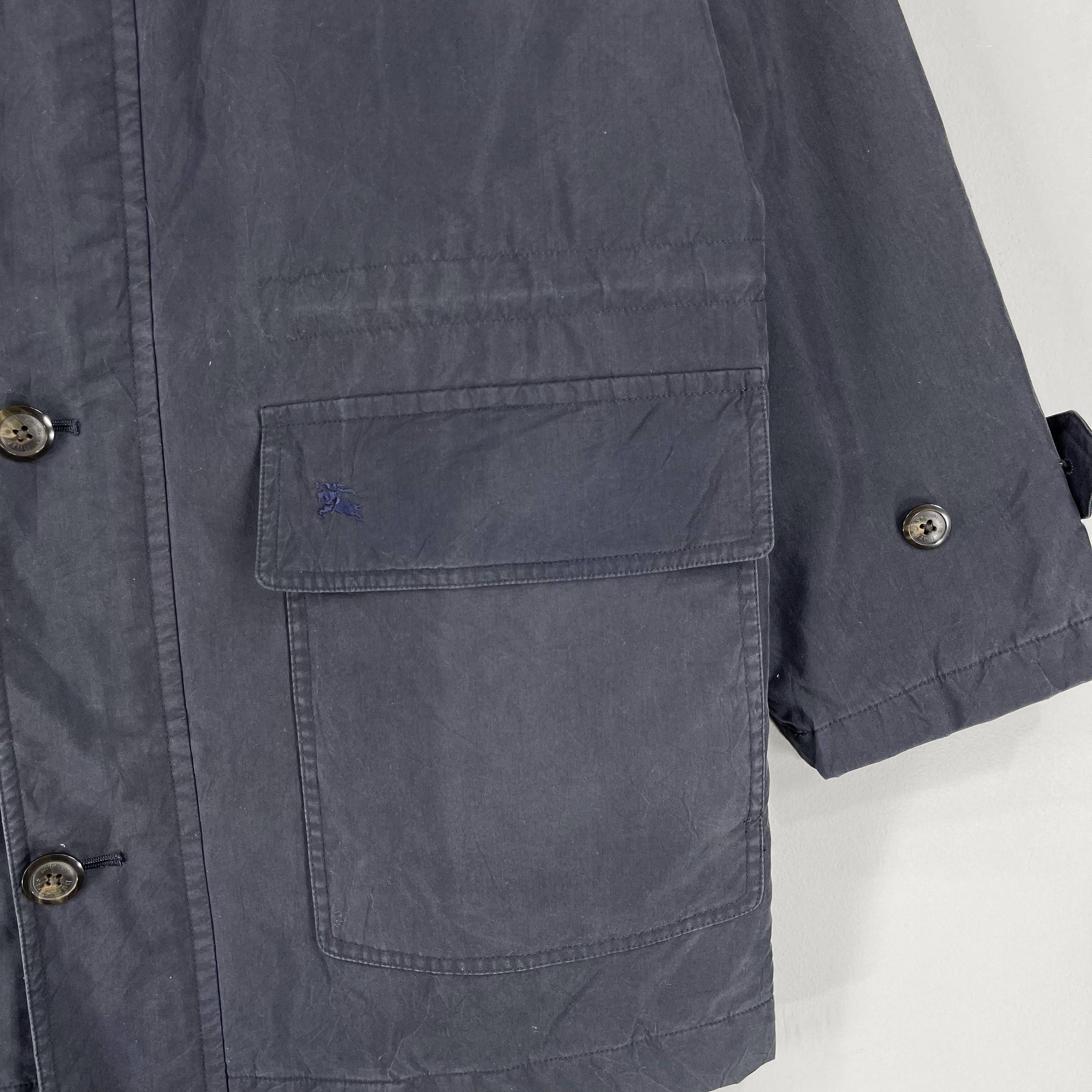 Burberry Vintage BURBERRYS Quilted Trench Coat Parka Jacket Size US M / EU 48-50 / 2 - 2 Thumbnail