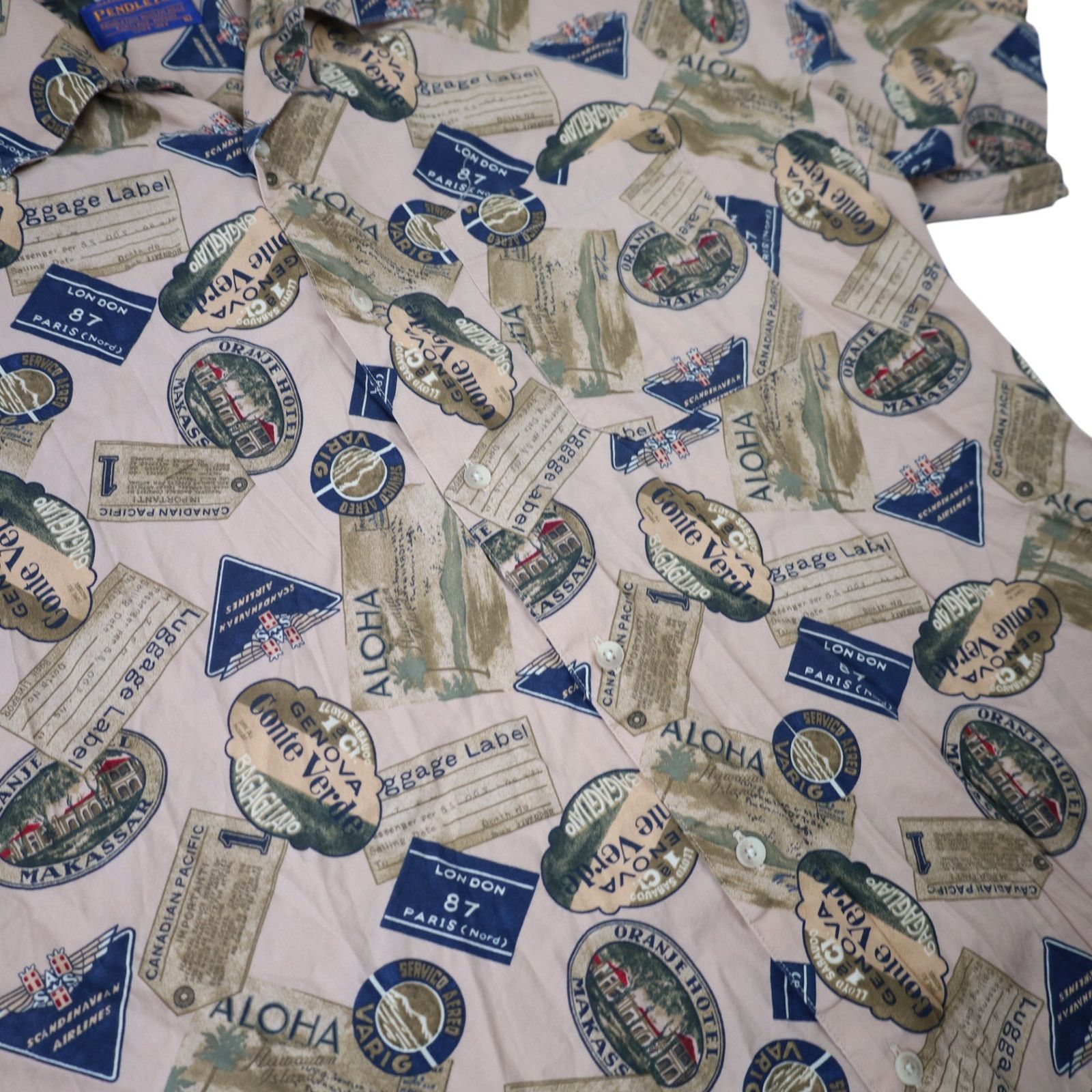 Pendleton Pendleton Allover Luggage Tag Vacation Button up Shirt Size US L / EU 52-54 / 3 - 5 Thumbnail