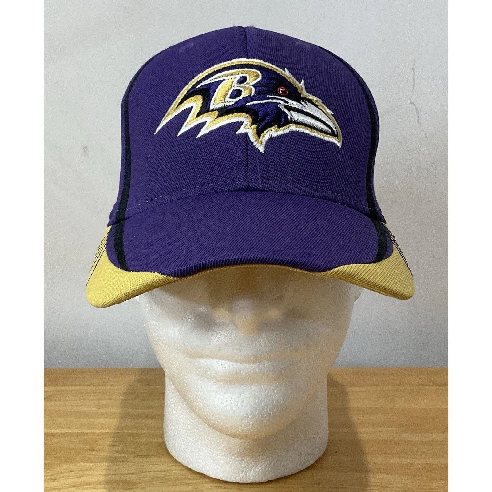 Reebok Vintage Baltimore Ravins Hat Mens Reebok S/M Raised Logo Size ONE SIZE - 1 Thumbnail
