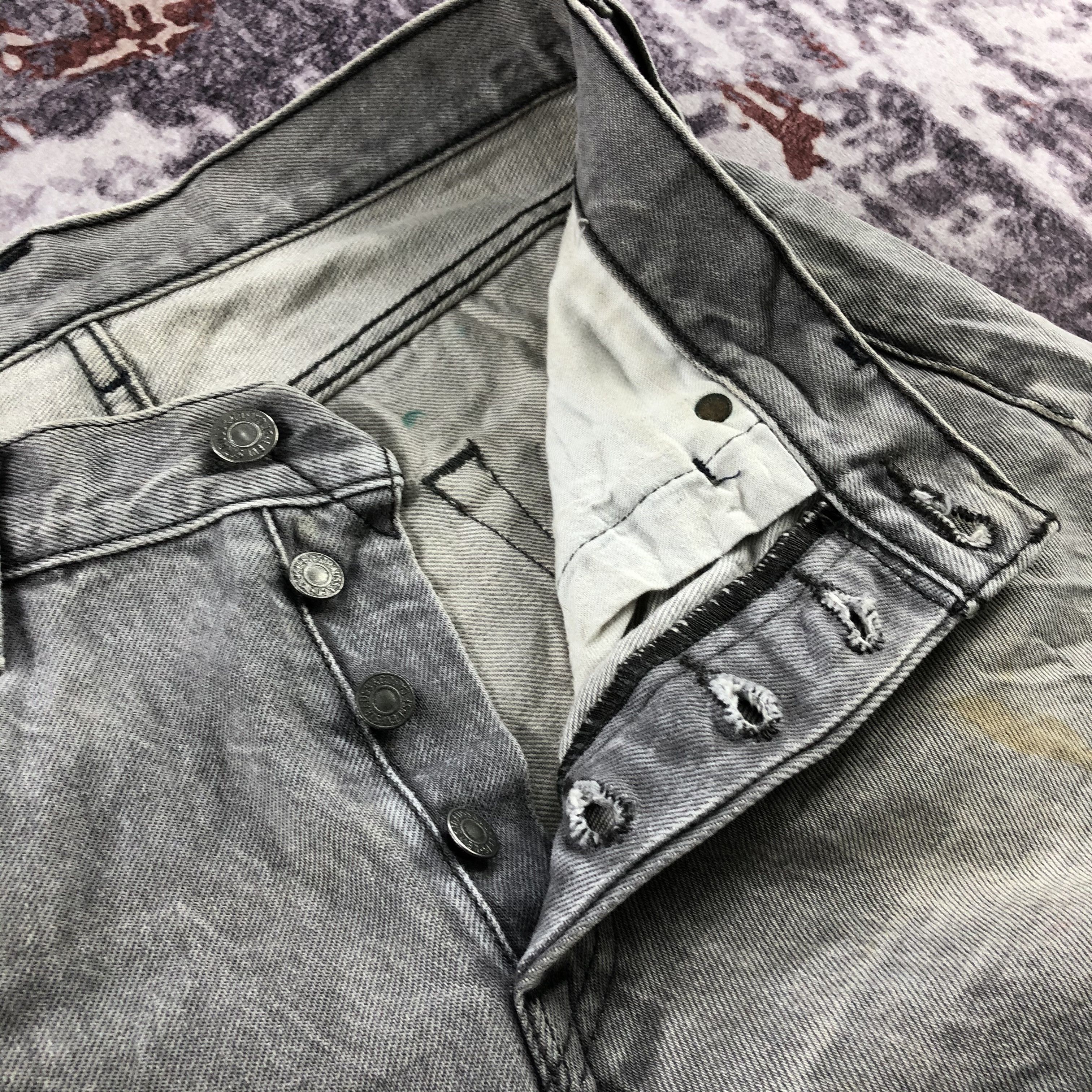 Levi's Vintage Levis 501 Ash Gray Jeans-JM3013 Size US 30 / EU 46 - 10 Thumbnail
