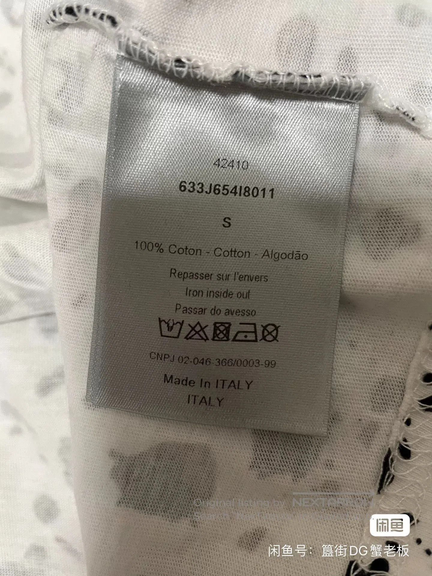 Dior Dior Short Sleeve T-Shirt for All Genders. Size US S / EU 44-46 / 1 - 6 Thumbnail