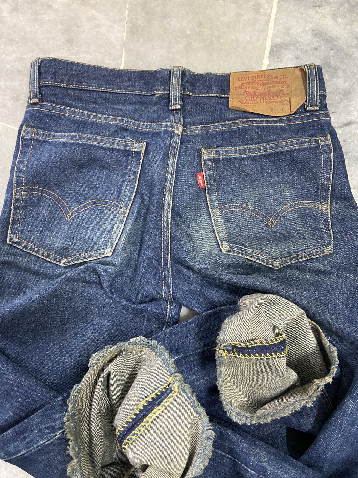 Levi's RARE Vintage Levis 805 0217 Redlines Jeans Size US 28 / EU 44 - 4 Thumbnail