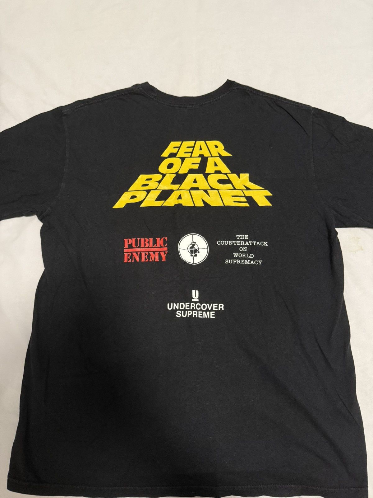 Public Enemy × Supreme × Undercover Supreme undercover public enemy White house tee black xl Size US XL / EU 56 / 4 - 5 Thumbnail