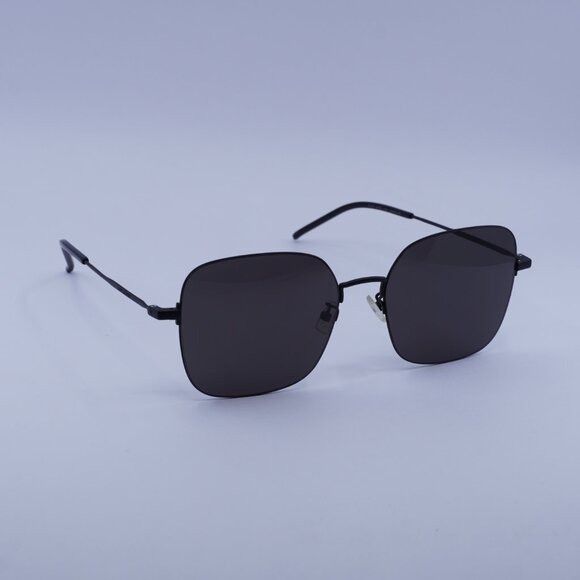 Saint Laurent Paris Saint Laurent SL410 WIRE 002 Sunglasses Black Square Frame Size ONE SIZE - 5 Thumbnail