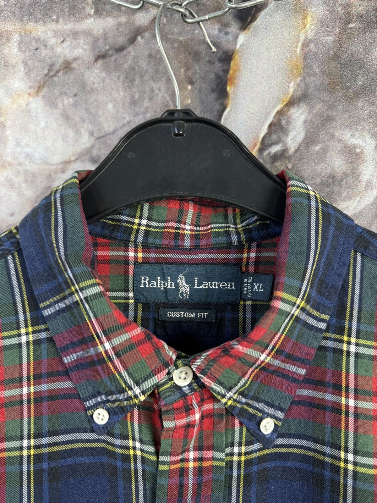 Polo Ralph Lauren Polo Ralph Lauren Plaid Button Down Shirt Custom Fit Size US XL / EU 56 / 4 - 6 Thumbnail