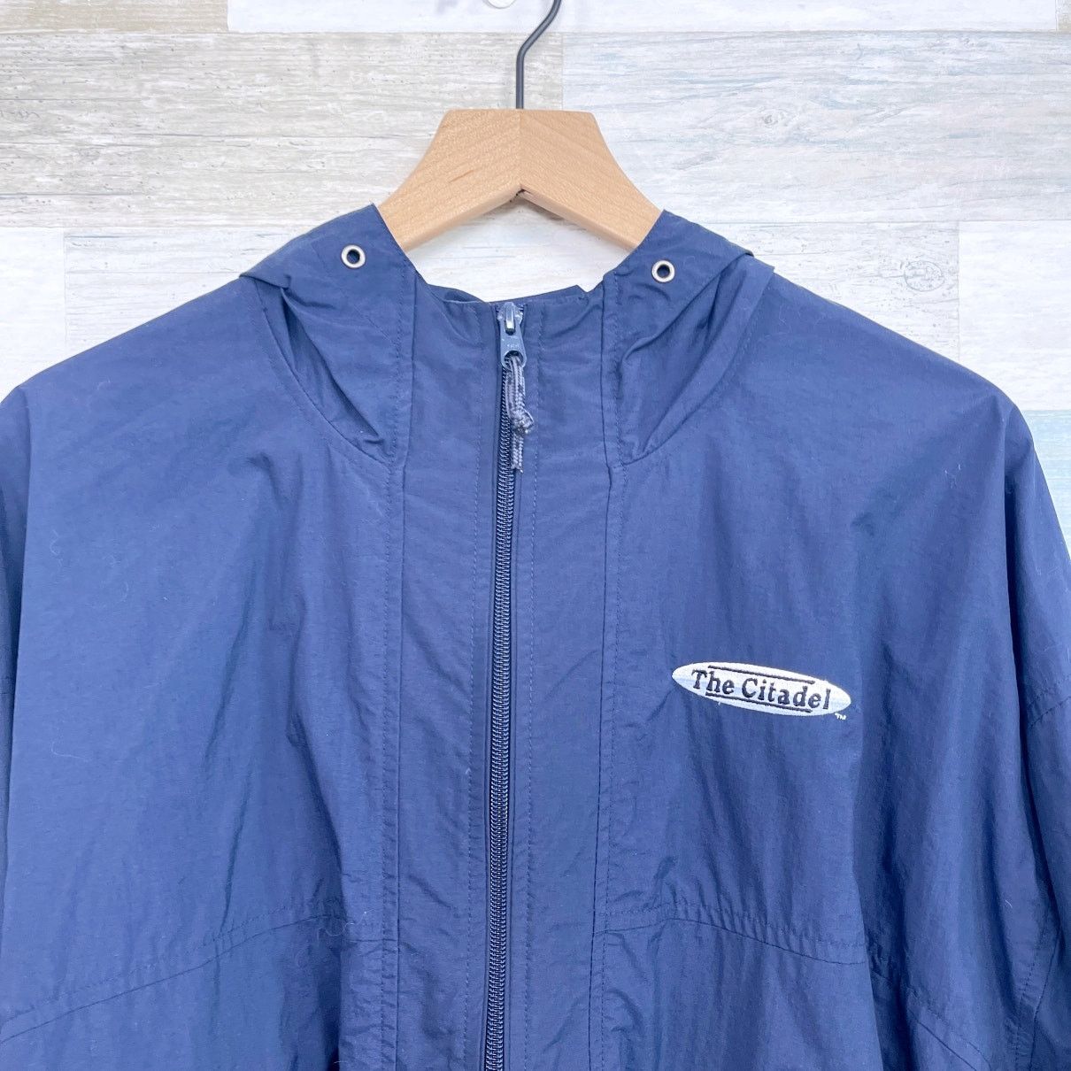 Other The Citadel Vintage Wind Rain Jacket Blue Hood Mens L Size US L / EU 52-54 / 3 - 2 Thumbnail