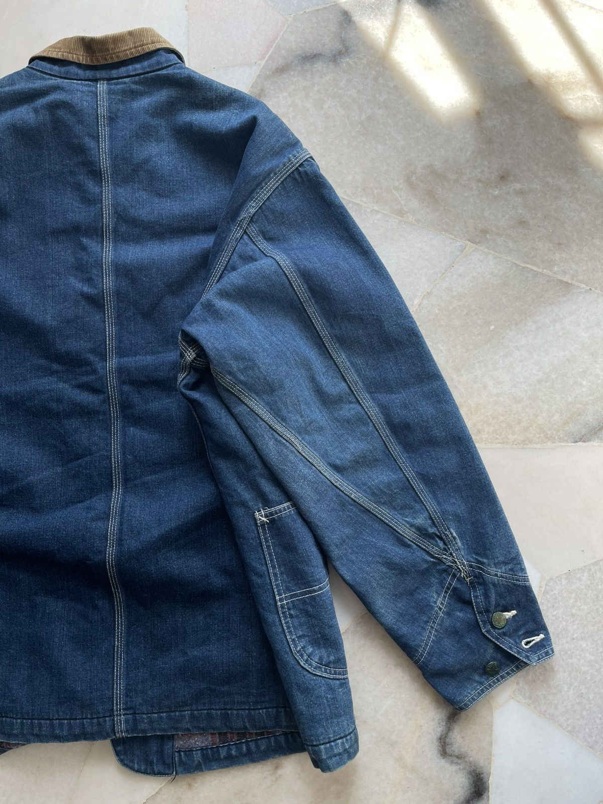 Sugar Cane × Toyo Enterprises 90s Sugar Cane Sanforized Chore Jacket Size US XL / EU 56 / 4 - 12 Thumbnail