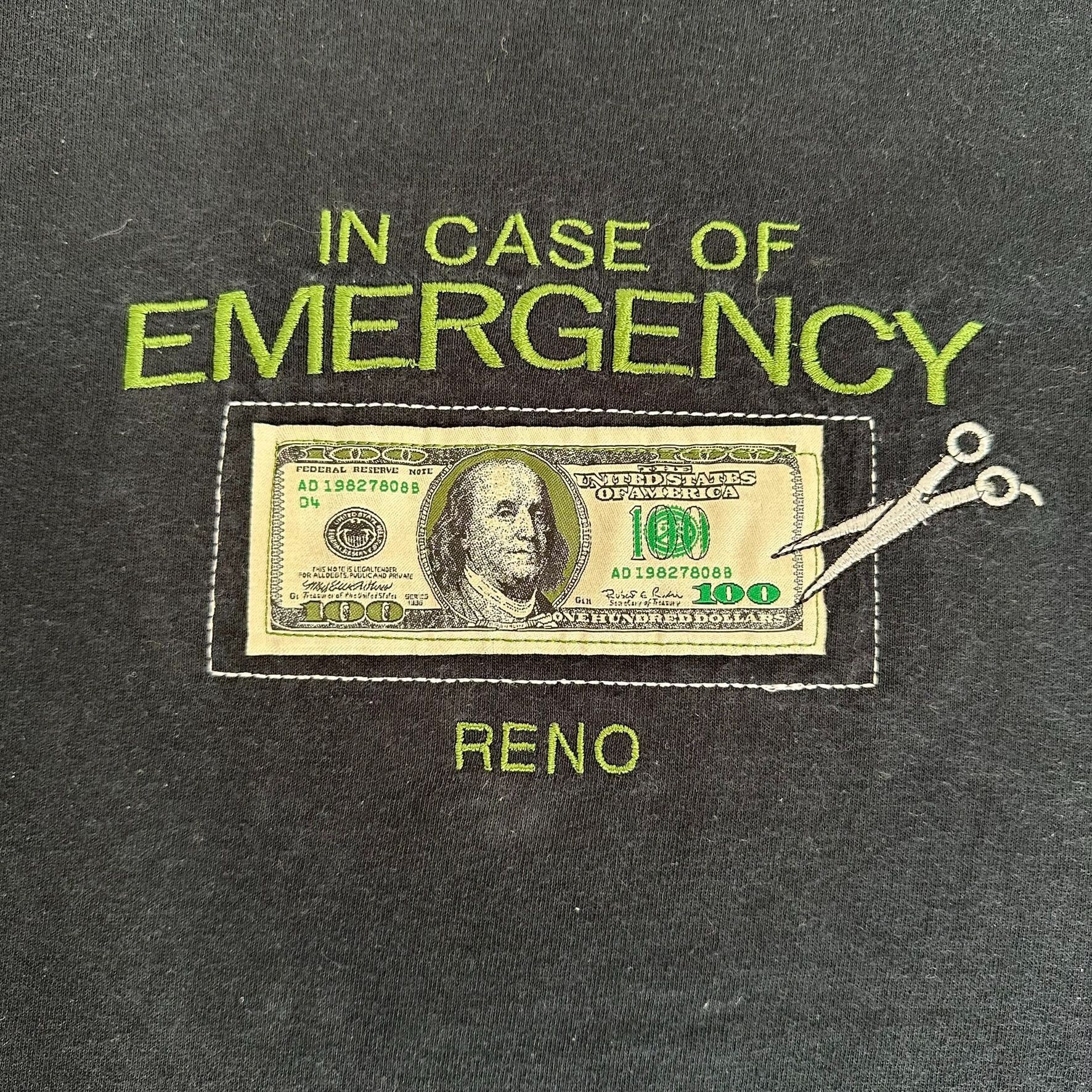 Vintage Vintage Y2K Emergency Money Reno Nevada T-Shirt Kitsch Casin Size US M / EU 48-50 / 2 - 3 Thumbnail