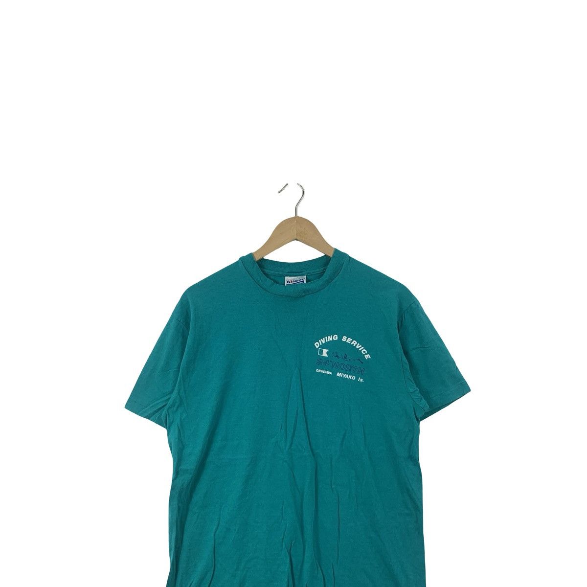 Vintage Vintage OKINAWA MIYAKO DIVING Service Graphic Logo 24° Size US L / EU 52-54 / 3 - 2 Thumbnail