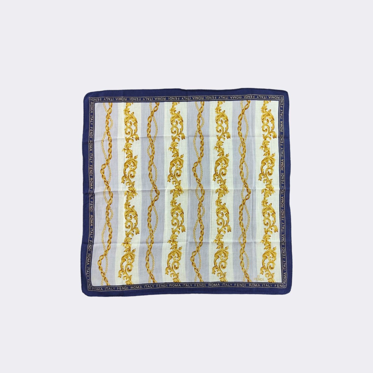 Fendi Vintage Fendi Handkerchief Neckerchief Bandana H152D Size ONE SIZE - 2 Thumbnail