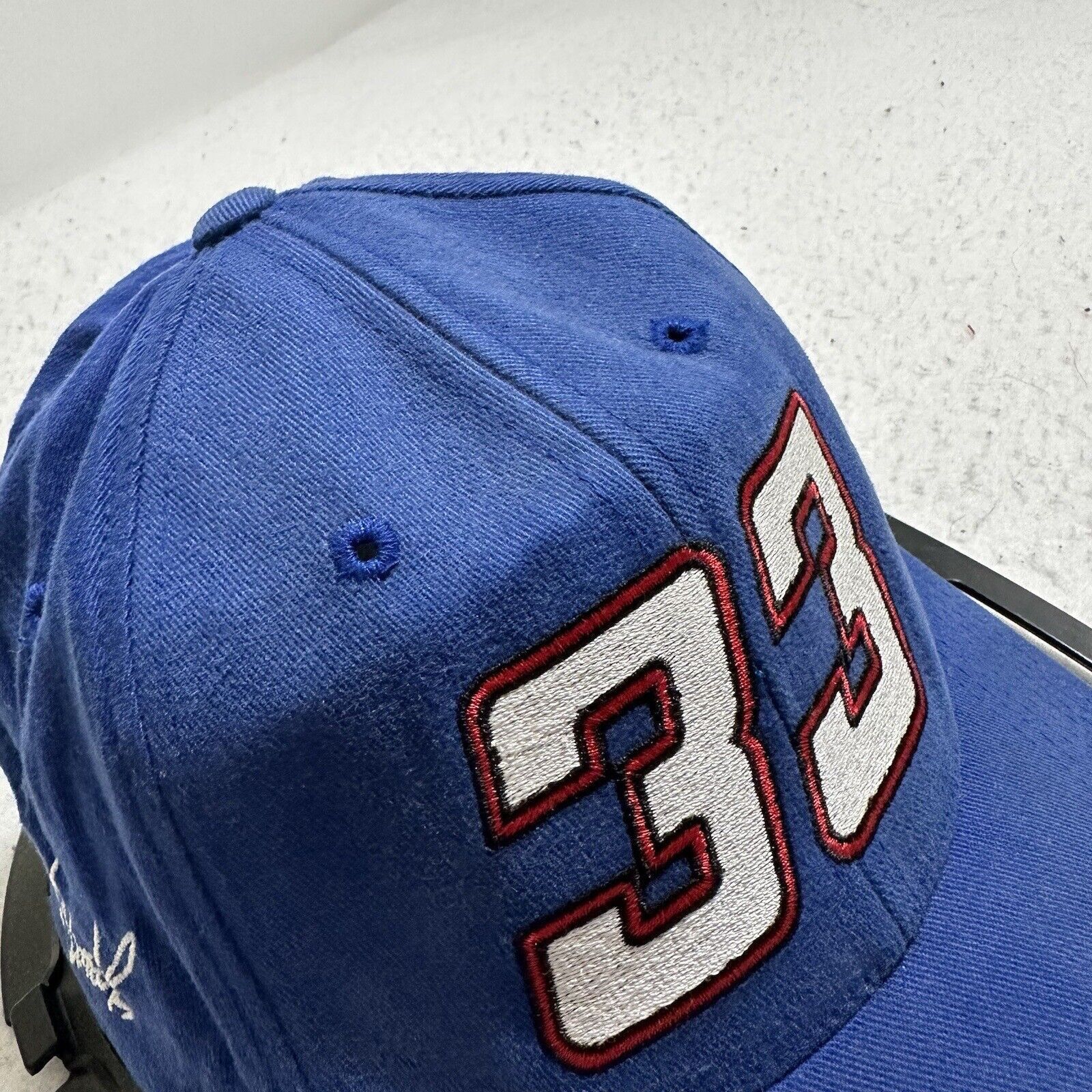 NASCAR NASCAR Joe Nemechek Racing Blue Baseball Hat Fitted Cap Size ONE SIZE - 7 Thumbnail