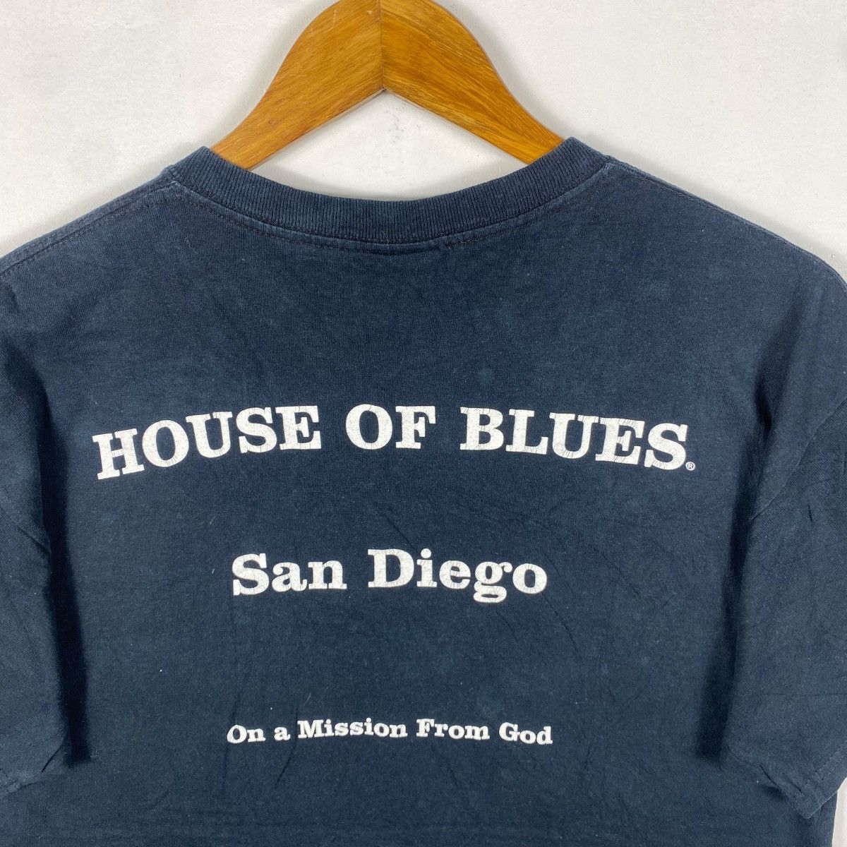 Band Tees Vintage 00s HOUSE Of BLUES San Diego On A Mission From God Size US M / EU 48-50 / 2 - 5 Thumbnail