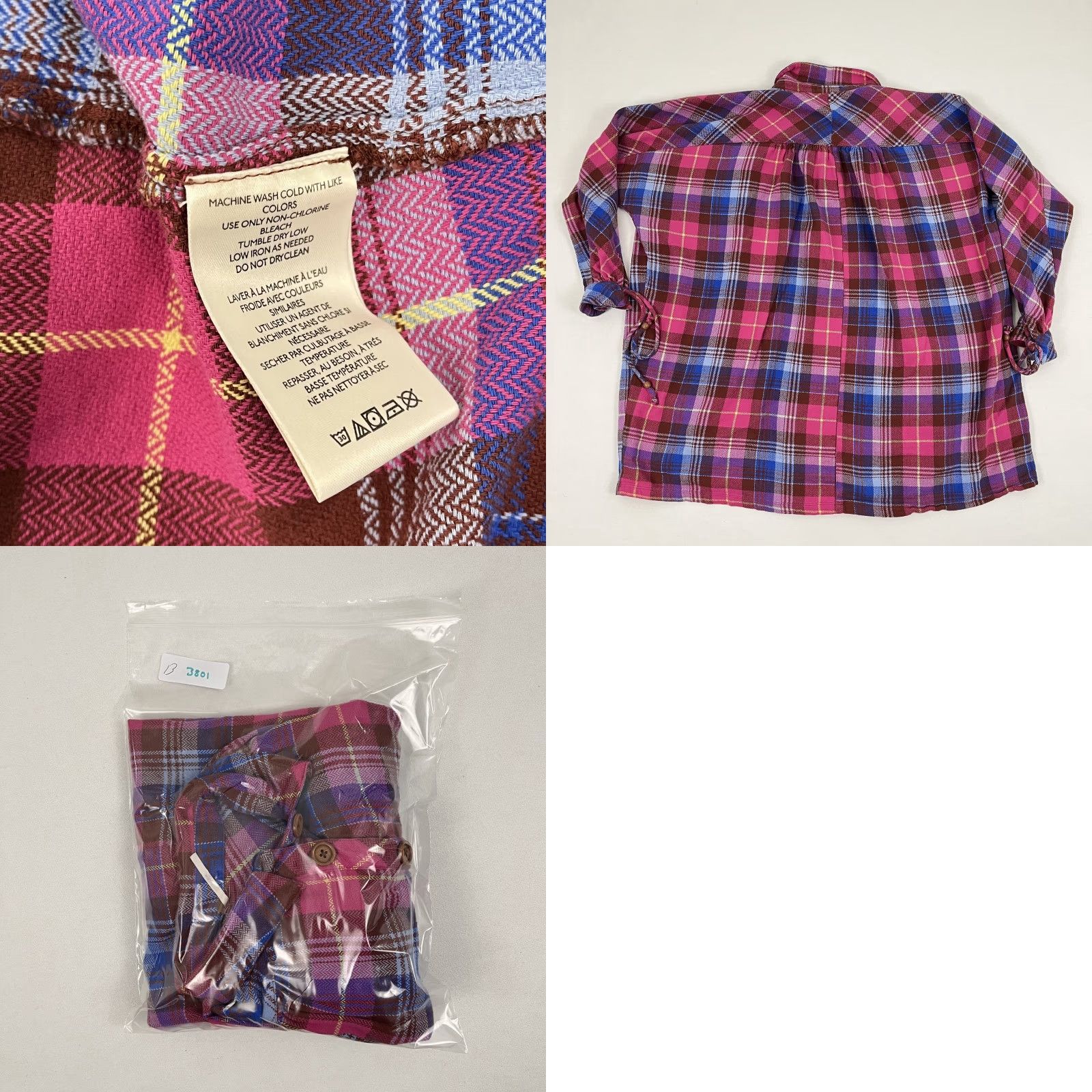 Free People Free People Dress Womens XS Multicolor Zoey Mini Dress Tunic Top Flannel Plaid Boho Oversized Size XS / US 0-2 / IT 36-38 - 8 Thumbnail