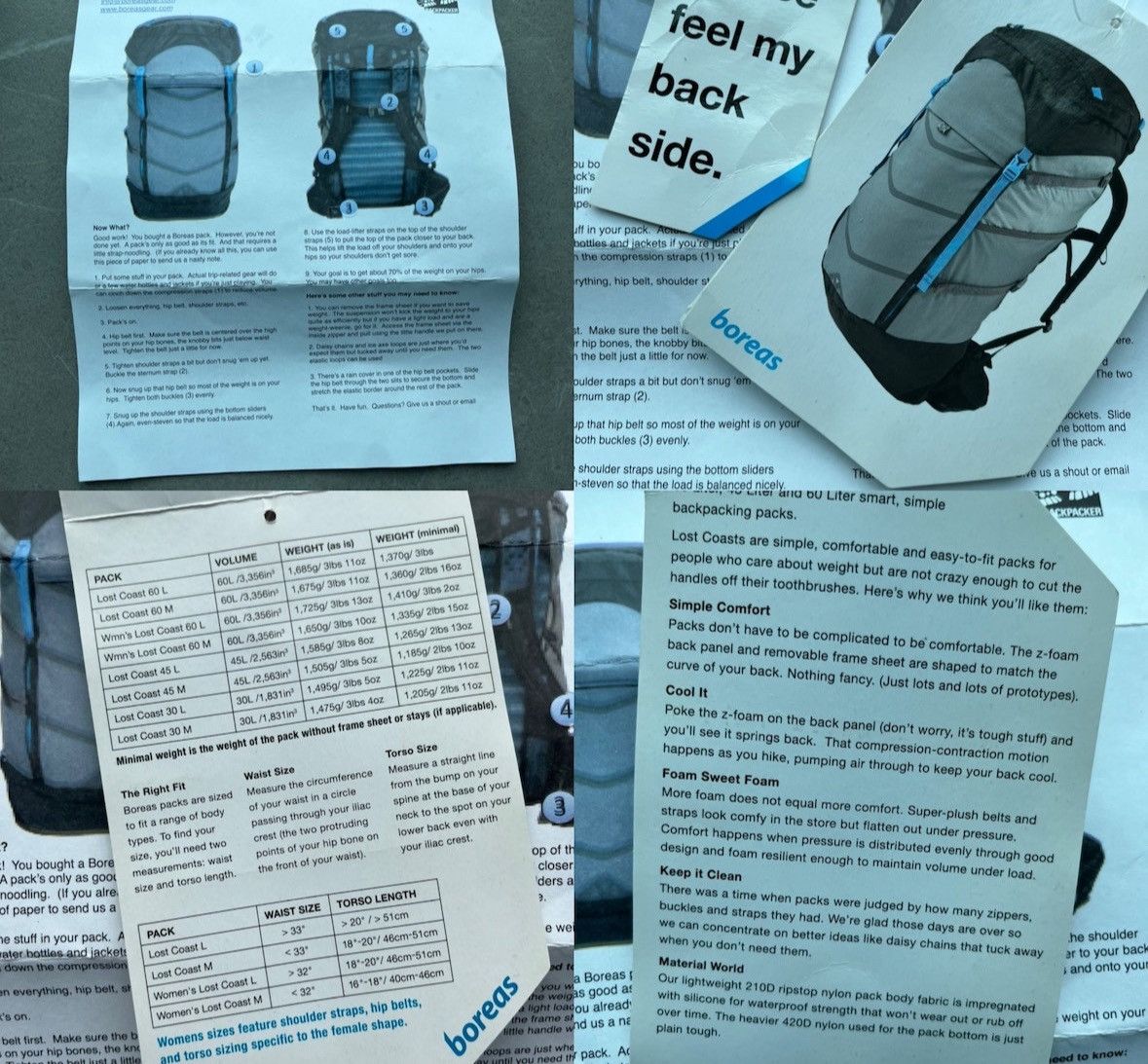 Other Boreas Japan Edition Lost Coast Camping Hiking Backpack 30L Size 30 - 23 Thumbnail