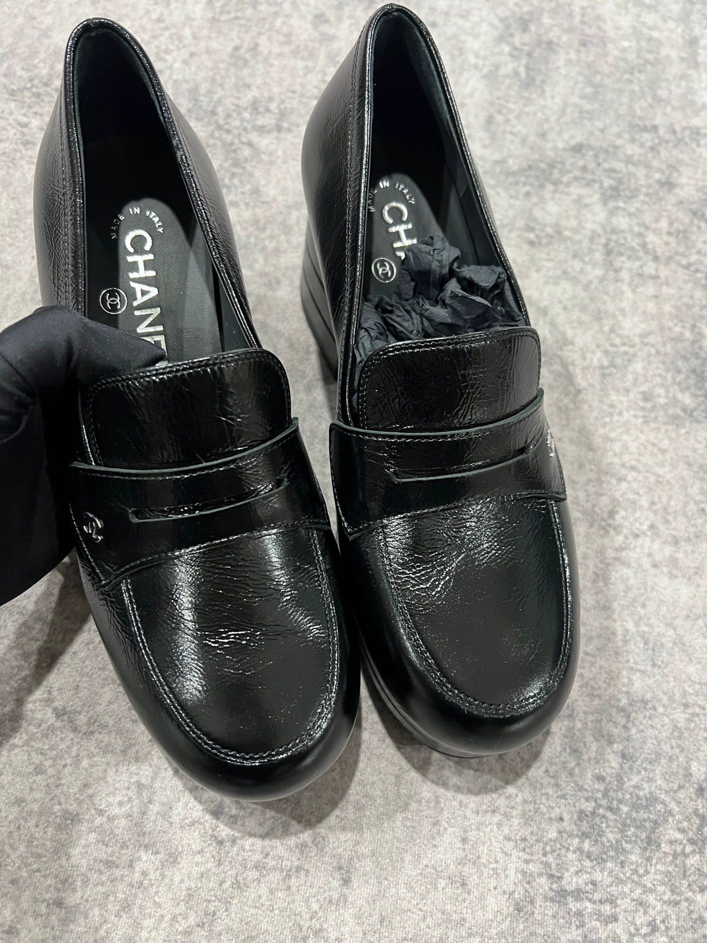 Chanel Chanel high-heeled loafers Size US 7 / IT 37 - 6 Thumbnail