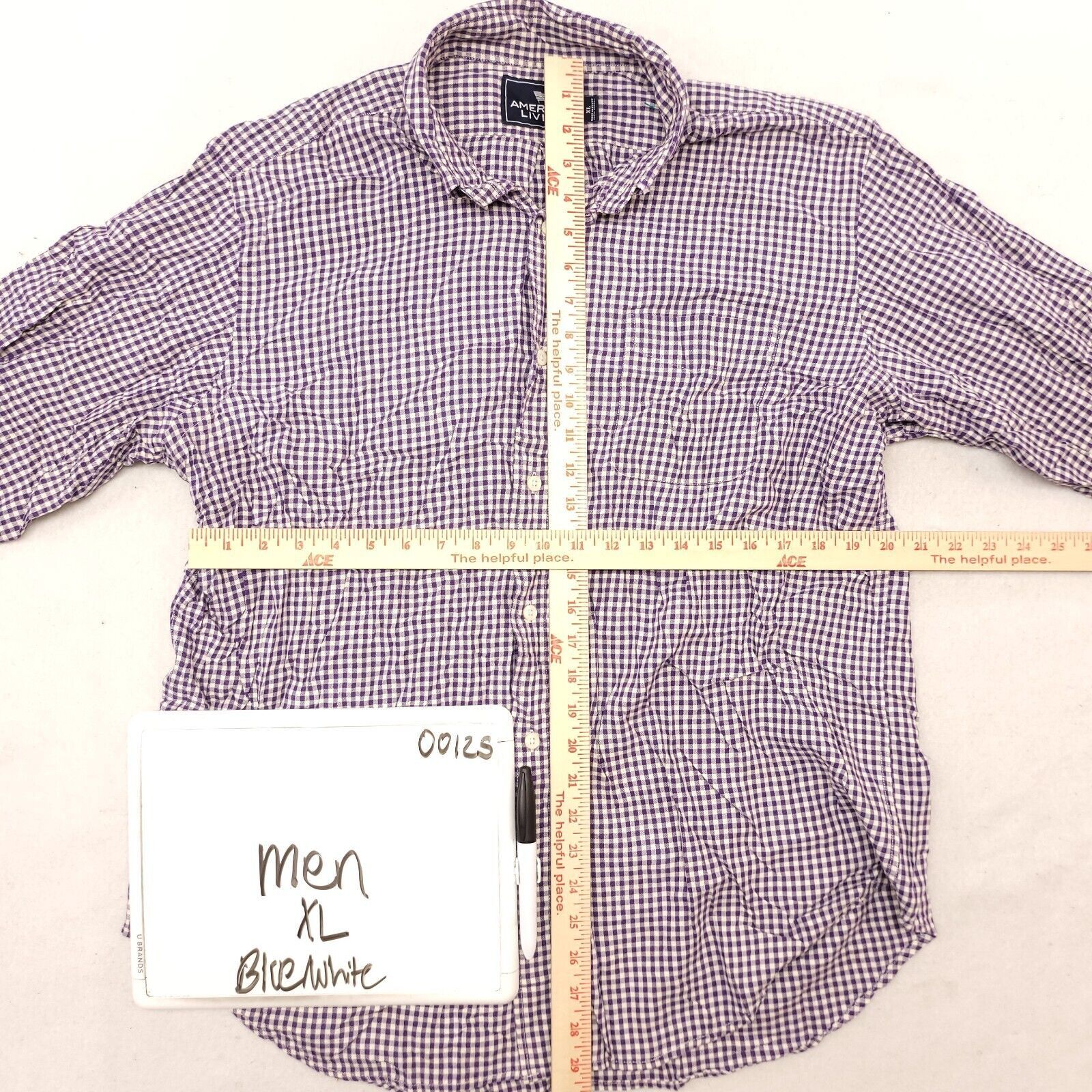 Other American Living Tartan Flannel Button Up Shirt Mens Size XL Size US XL / EU 56 / 4 - 6 Thumbnail