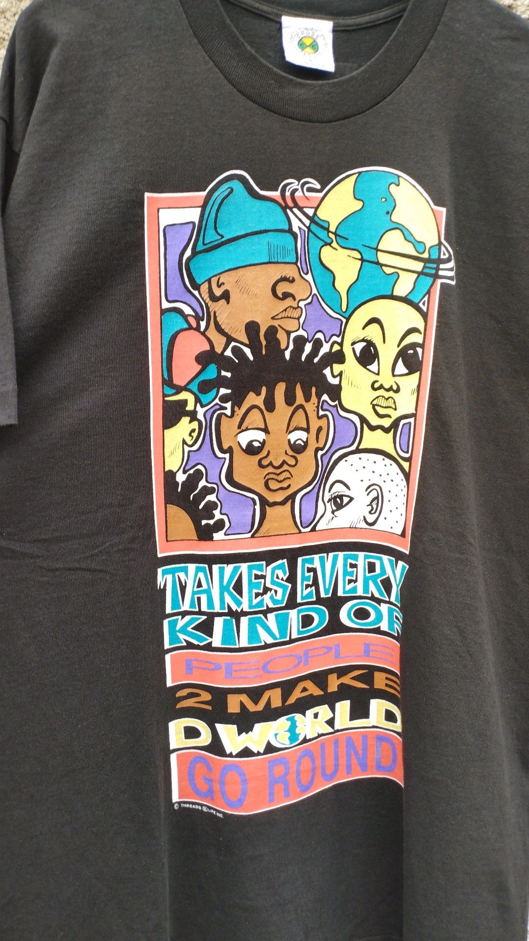 Vintage Vintage Cross Colours "Take every kind of people" Size US XXL / EU 58 / 5 - 7 Thumbnail