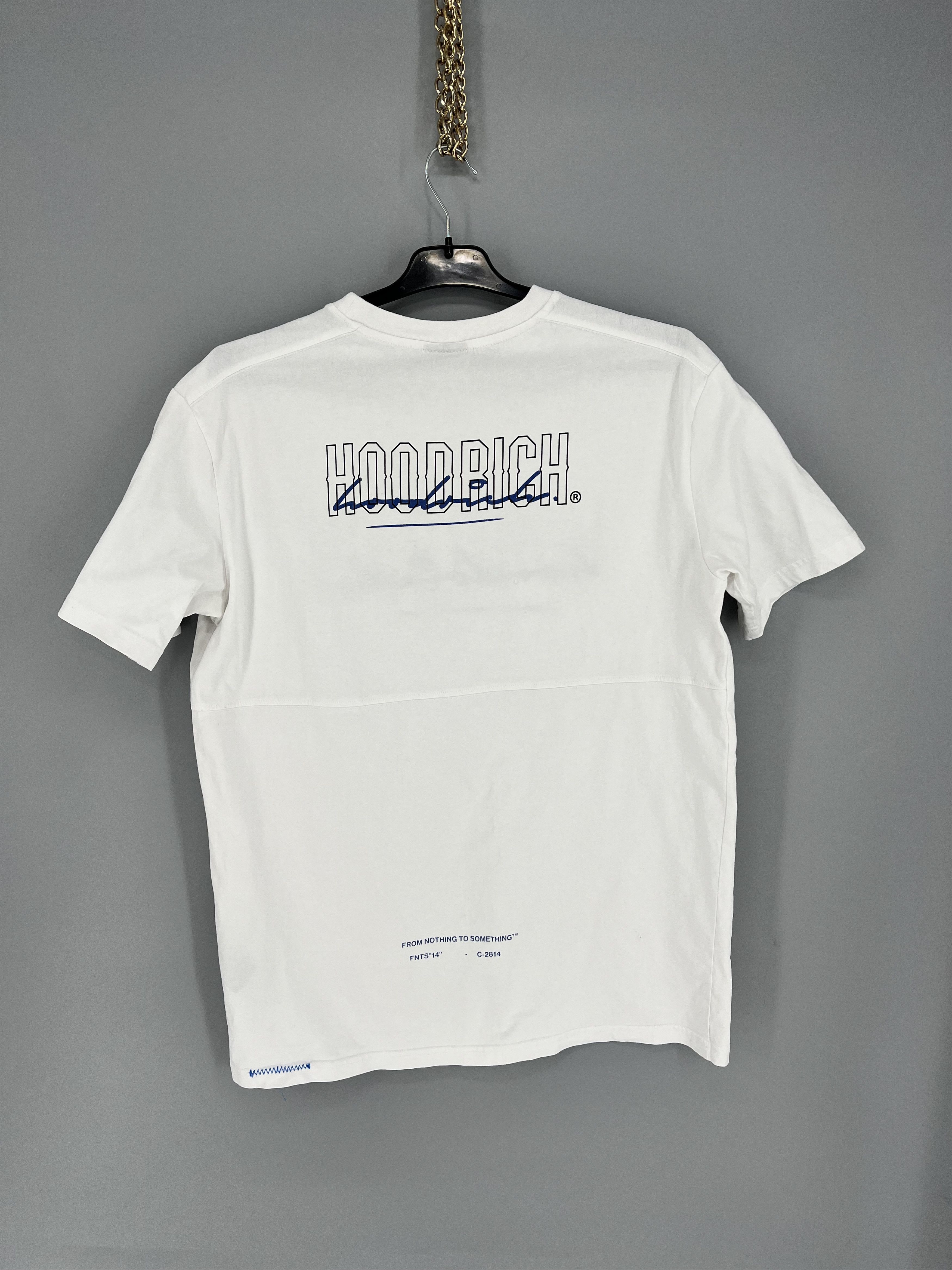 Vintage Hype Hoodrich Big Logo Drill Y2K Streetwear White Tee Size US M / EU 48-50 / 2 - 11 Thumbnail