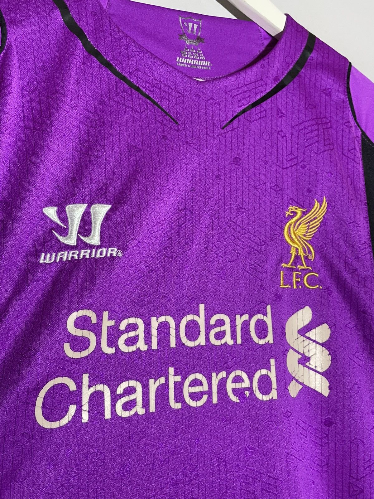 Warrior Liverpool 2014/15 Goalkeeper Home Y2k Hype Football Shirt Size US L / EU 52-54 / 3 - 3 Thumbnail