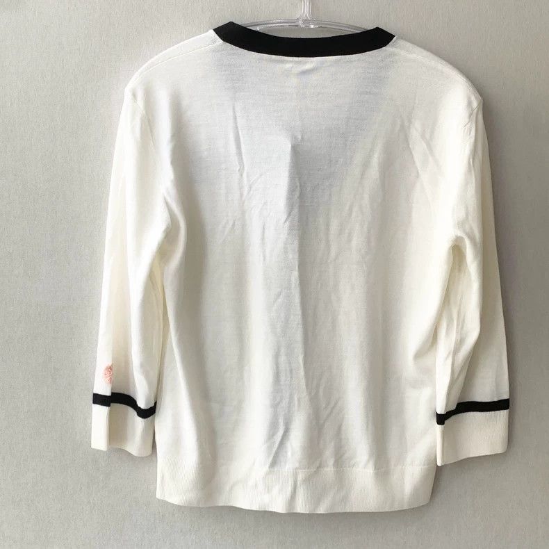Loewe LOEWE White knitted sweater Size S / US 4 / IT 40 - 4 Thumbnail