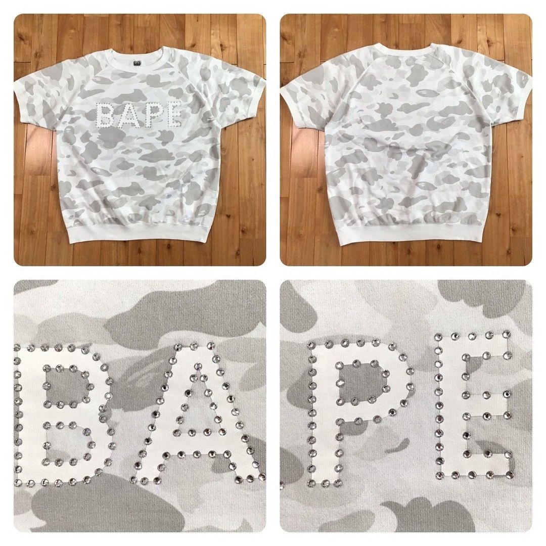 Bape × Swarovski BAPE × Swarovski sweat shirt white camo a bathing ape NIGO Size US M / EU 48-50 / 2 - 1 Thumbnail