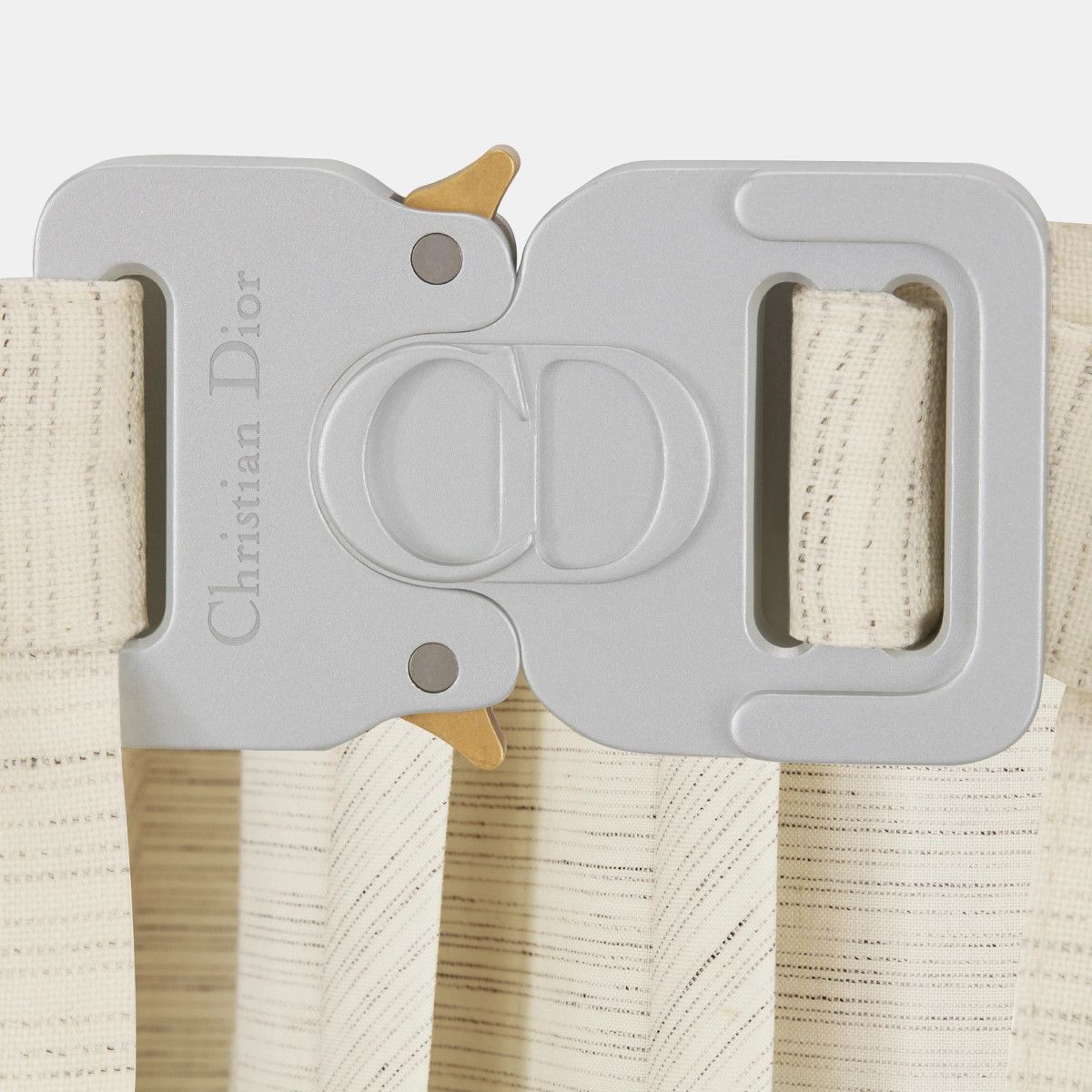 Dior o1bcso1str0125 Long Half Kilt in Off White Size US 34 / EU 50 - 3 Thumbnail