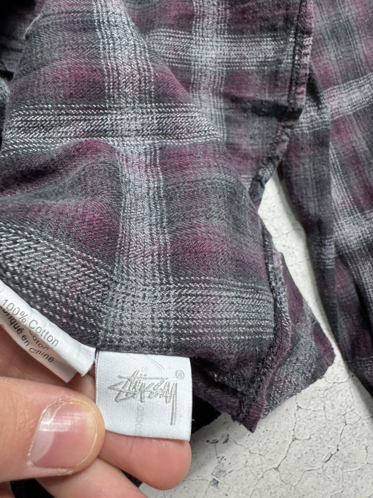 Stussy Stussy Vintage Flannel Shirt Big Logo Size S Size US S / EU 44-46 / 1 - 9 Thumbnail