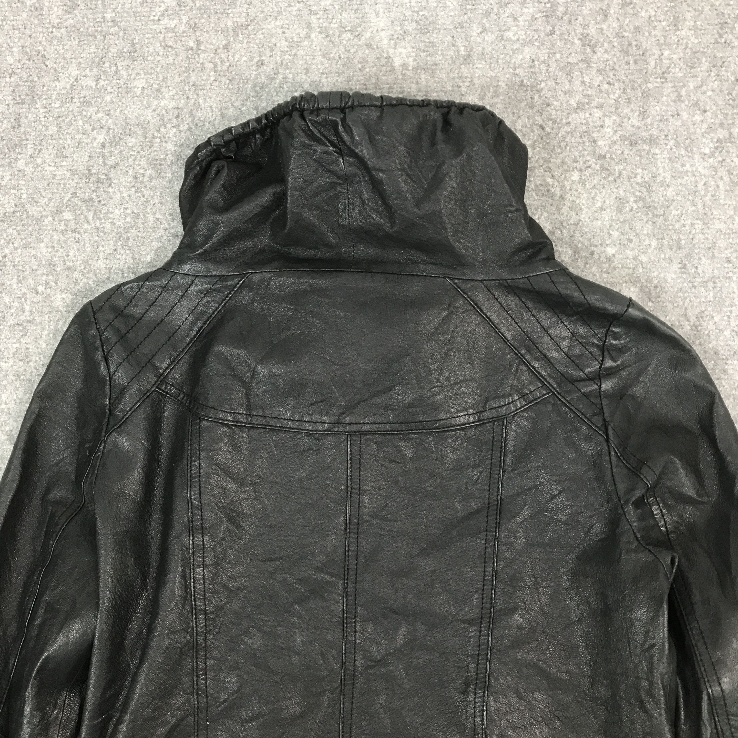 14th Addiction × Japanese Brand IFSIXWASNINE STYLE PAPER CRAFT LEATHER JACKET Size US S / EU 44-46 / 1 - 4 Thumbnail