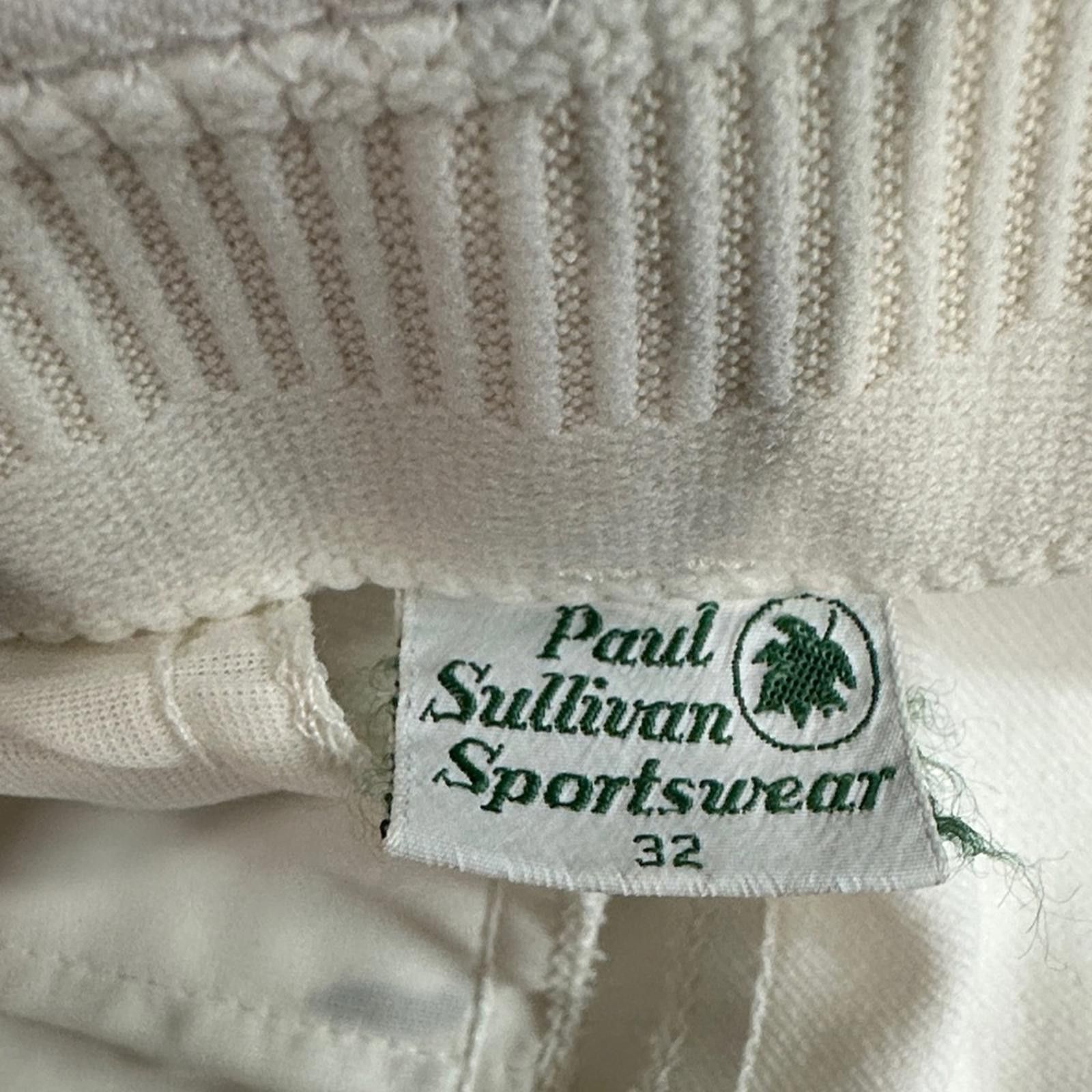 Other Paul Sullivan Sportswear Stylish White Shorts Tan Accents Size US 32 / EU 48 - 6 Thumbnail