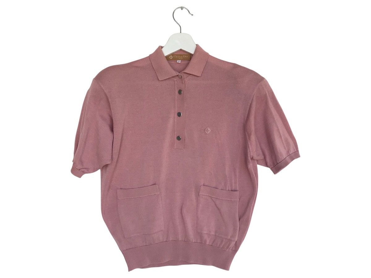 Christian Dior Monsieur Vintage CHRISTIAN DIOR sport collar embroidery polos Size M / US 6-8 / IT 42-44 - 1 Thumbnail
