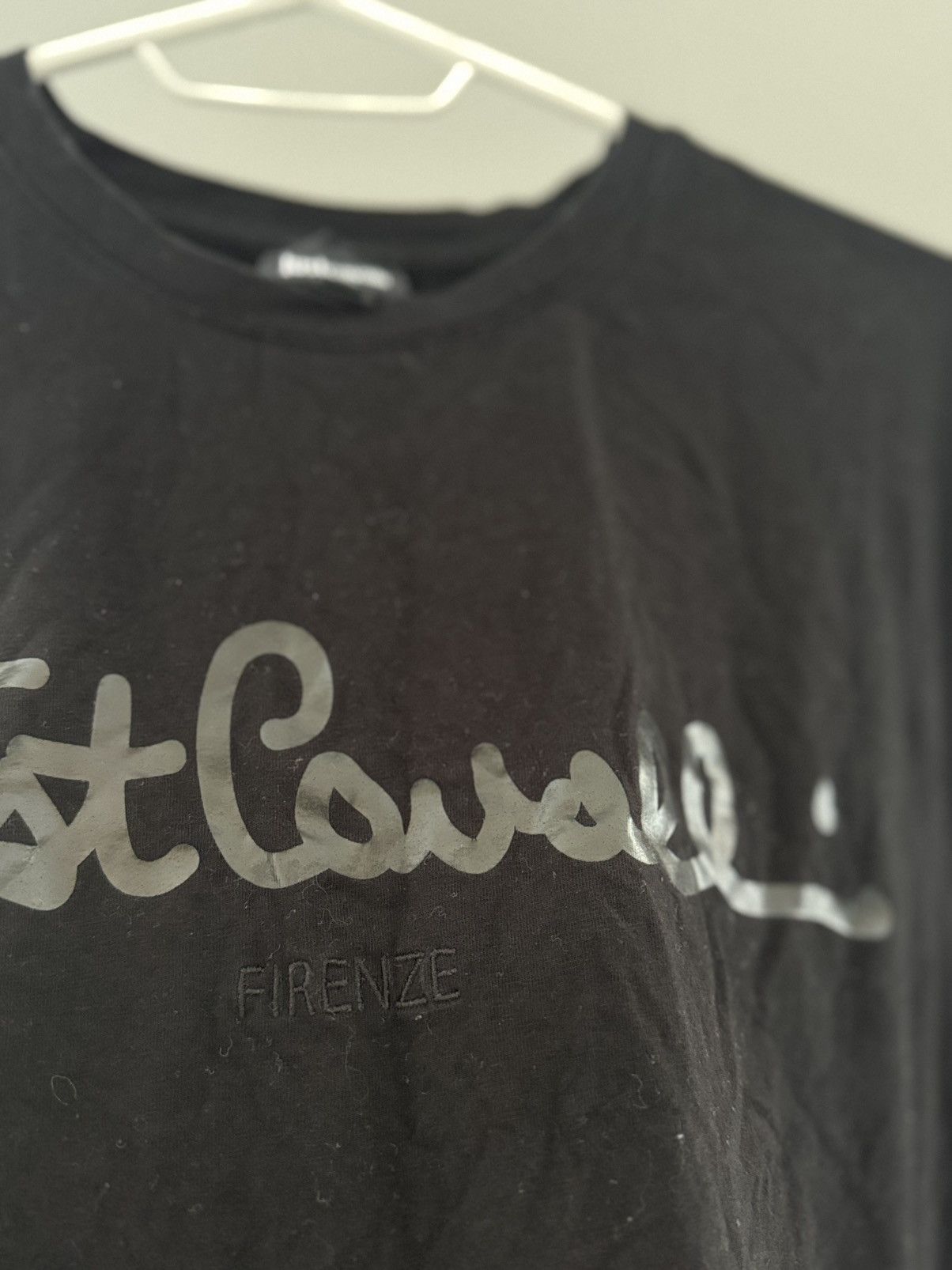 Just Cavalli × Roberto Cavalli × Vintage Just Cavalli Big Logo T-Shirt Size XXL / US 16-18 / IT 52-54 - 8 Thumbnail
