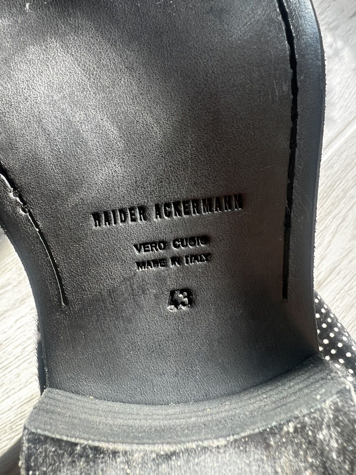 Haider Ackermann Haider Ackermann black polka dot Elasticated Chelsea boots Size US 10 / EU 43 - 21 Thumbnail
