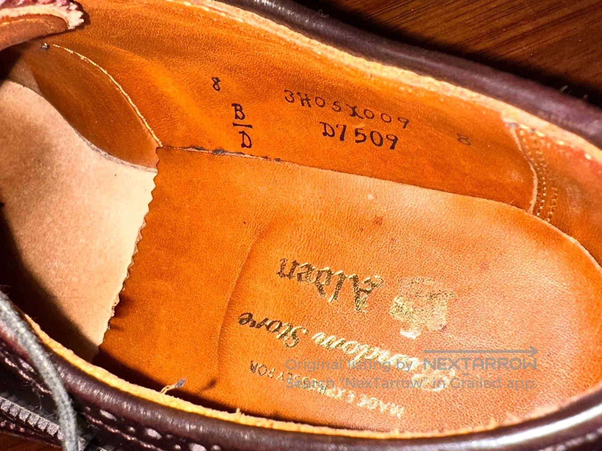 Alden Alden LongWing D7509. Size US 8 / EU 41 - 7 Thumbnail