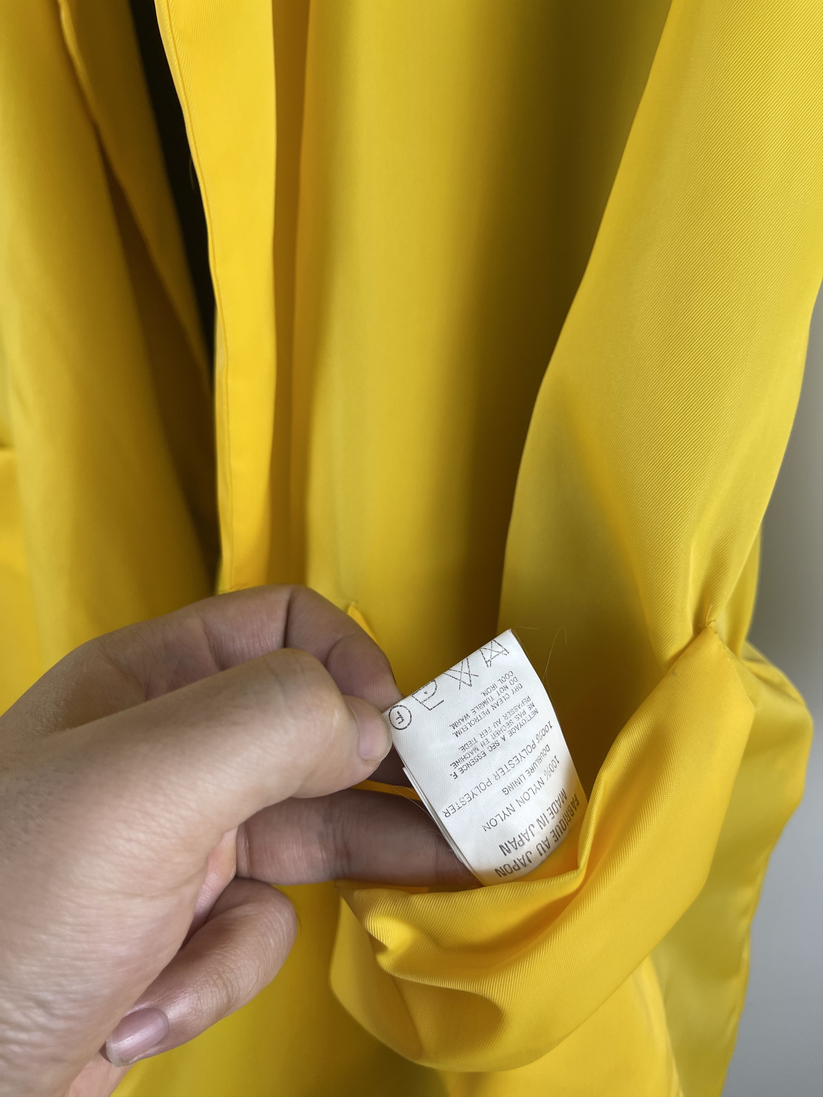 Yohji Yamamoto Y's Yellow Puffer Trench Coat Size US M / EU 48-50 / 2 - 7 Thumbnail