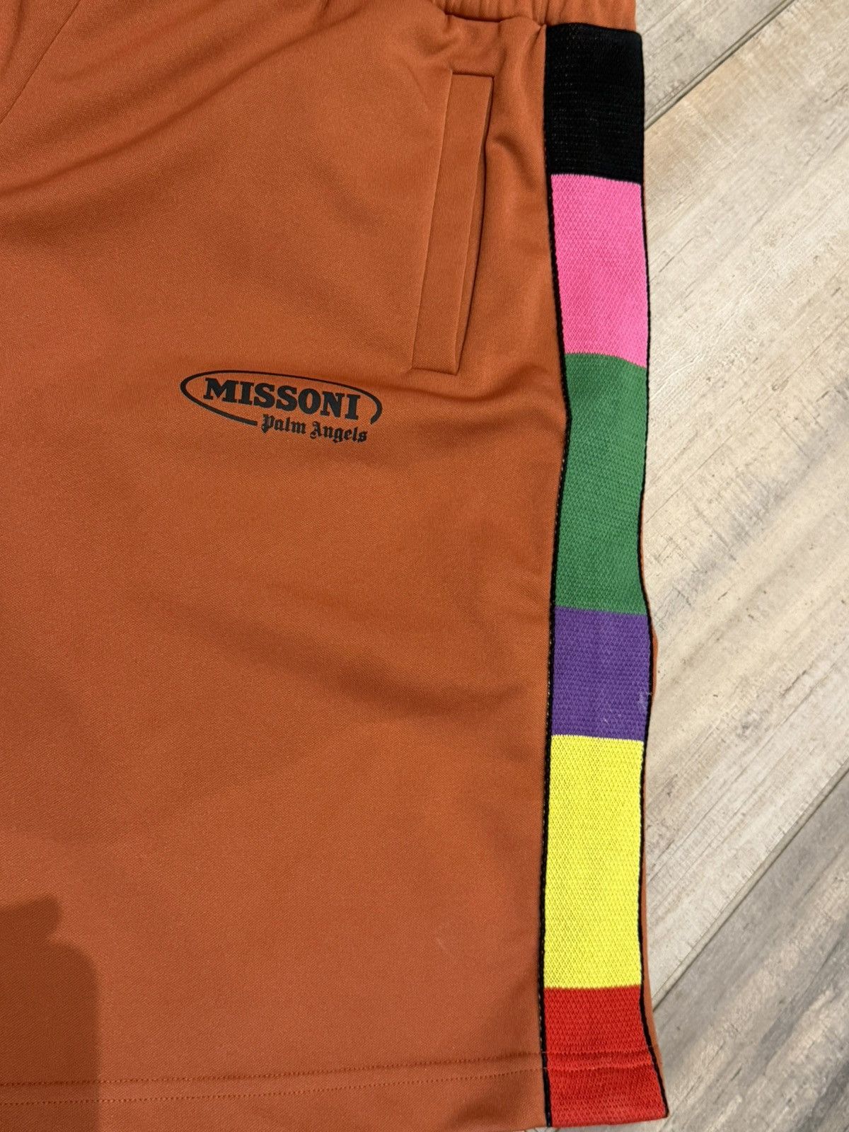 Missoni × Palm Angels Missoni x Palm Angels Multi color Track shorts XXL Size US 38 / EU 54 - 2 Thumbnail