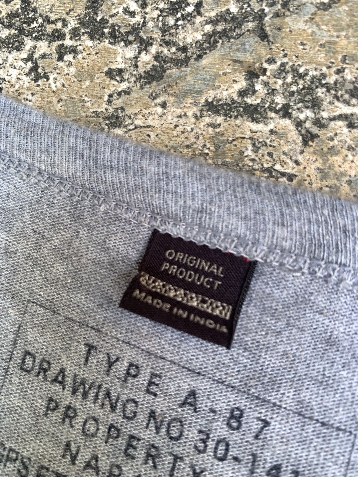 Napapijri Napapijri Norway Grey Flag Logo Mix Naval Unique Tee Size US L / EU 52-54 / 3 - 7 Thumbnail
