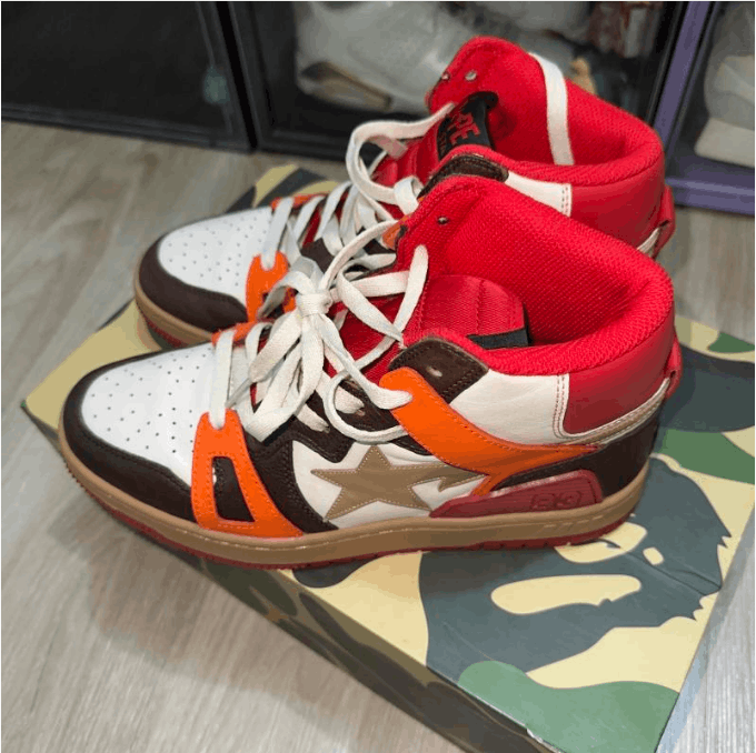 Bape ABATHINGAPE high-top sneaker for men Size US 8 / EU 41 - 1 Thumbnail