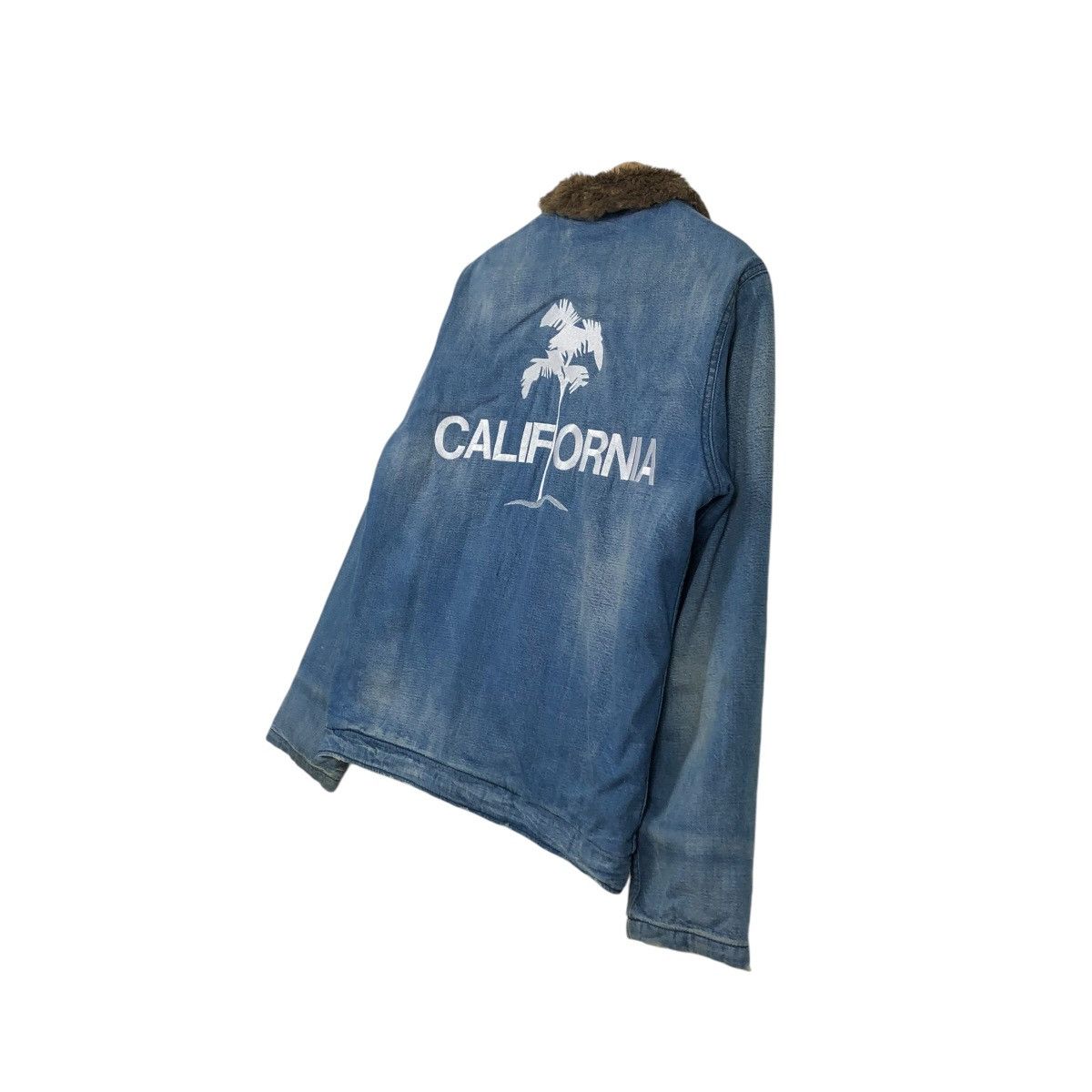 Alpha Industries VINTAGE DENIM BIKER JACKET ALPHA INDUSTRIES LEE STORM RIDER Size US M / EU 48-50 / 2 - 12 Thumbnail