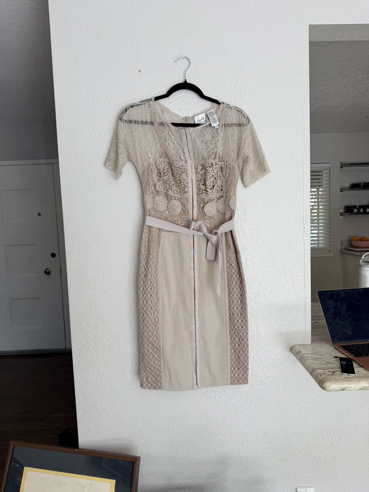 Anthropologie Anthropologie Beguile by Byron Lars Carissima gray Dress 2P Size XS / US 0-2 / IT 36-38 - 6 Thumbnail