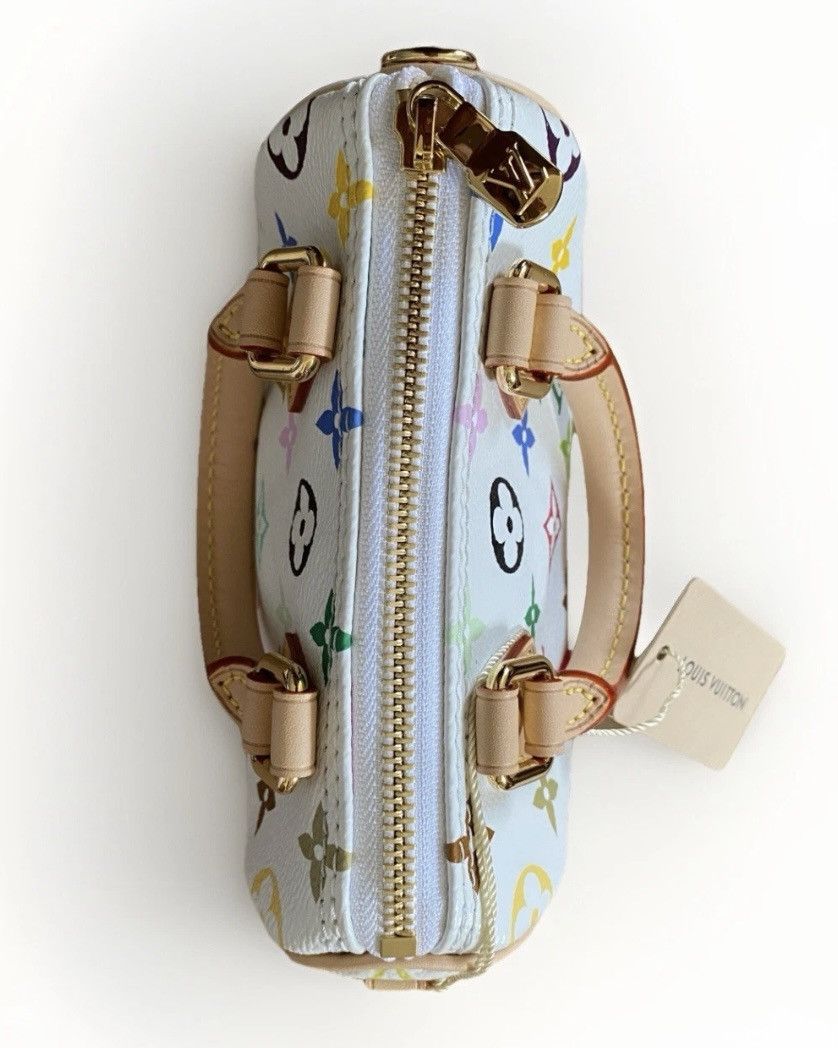 Louis Vuitton × Takashi Murakami Louis Vuitton Murakami White Nano Speedy 2025 NWT M13391 Size ONE SIZE - 2 Thumbnail