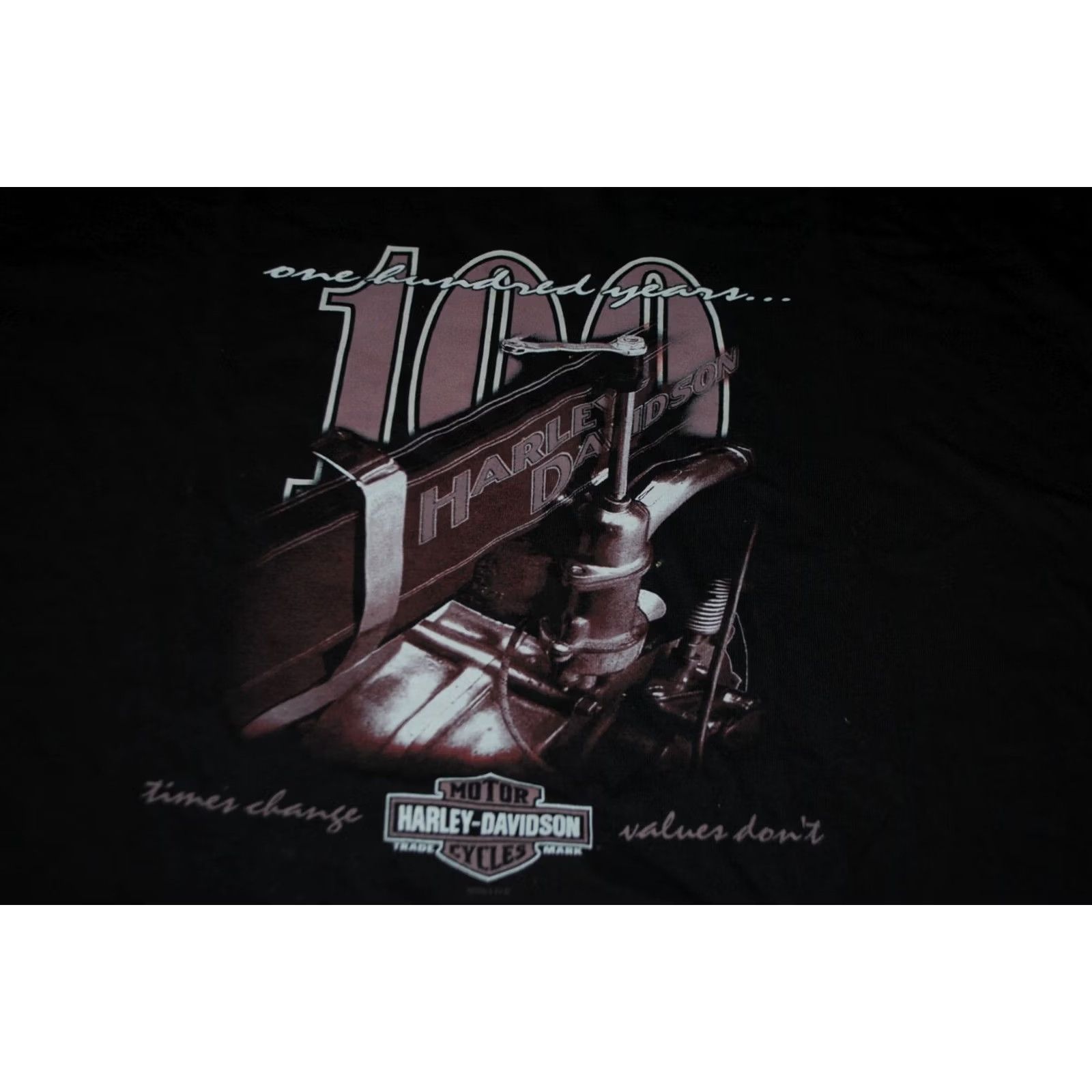 Harley Davidson VINTAGE Harley-Davidson 100 Years Anniversary Milwaukee USA TSHIRT MENS XXL Shirt Mens XXLLD? Size US XXL / EU 58 / 5 - 2 Thumbnail