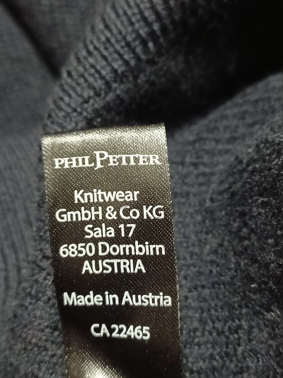 Designer Phil Petter Austria Wool Blend Zip Sweater Cardigan Size US M / EU 48-50 / 2 - 9 Thumbnail